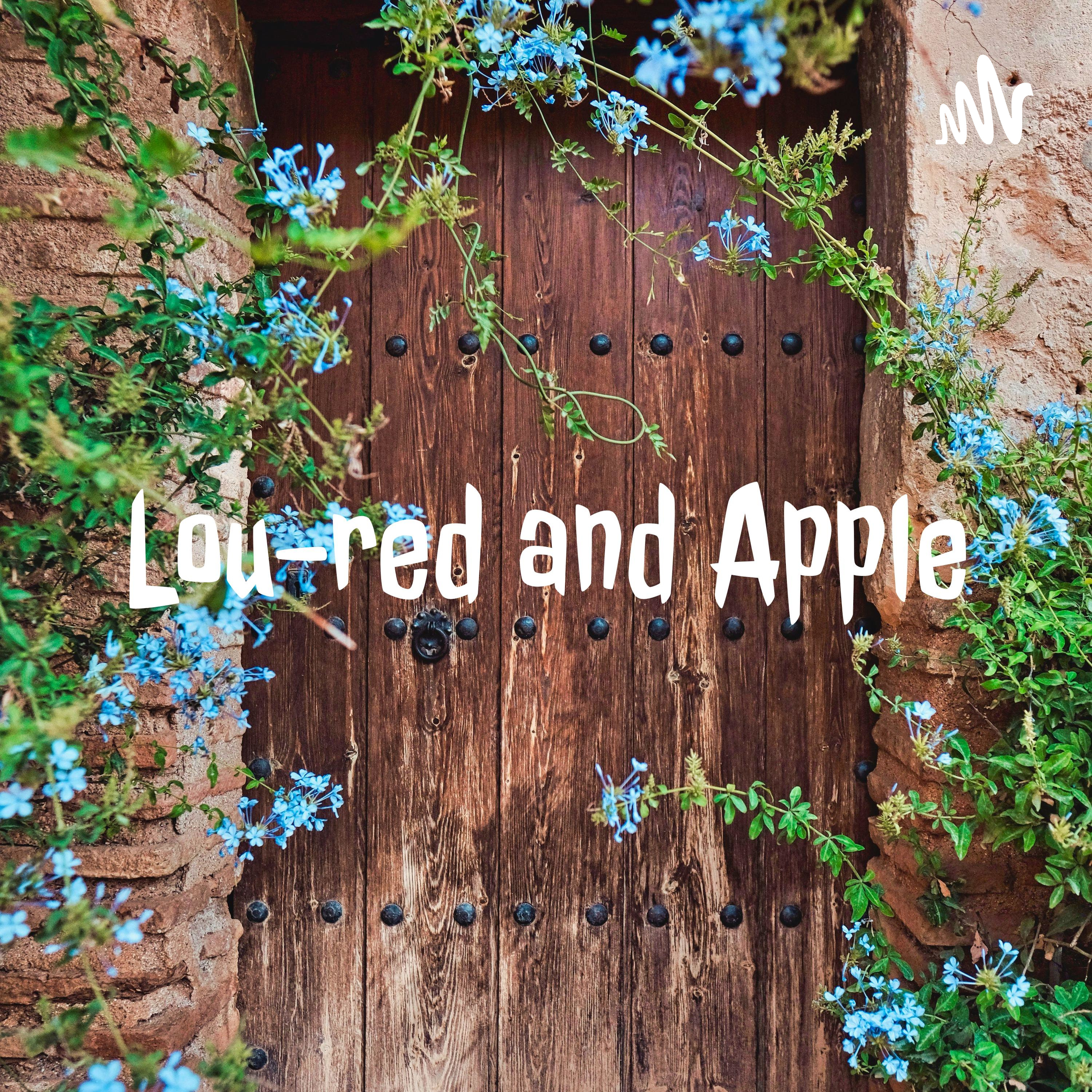 Lou-red and Apple podcast artwork