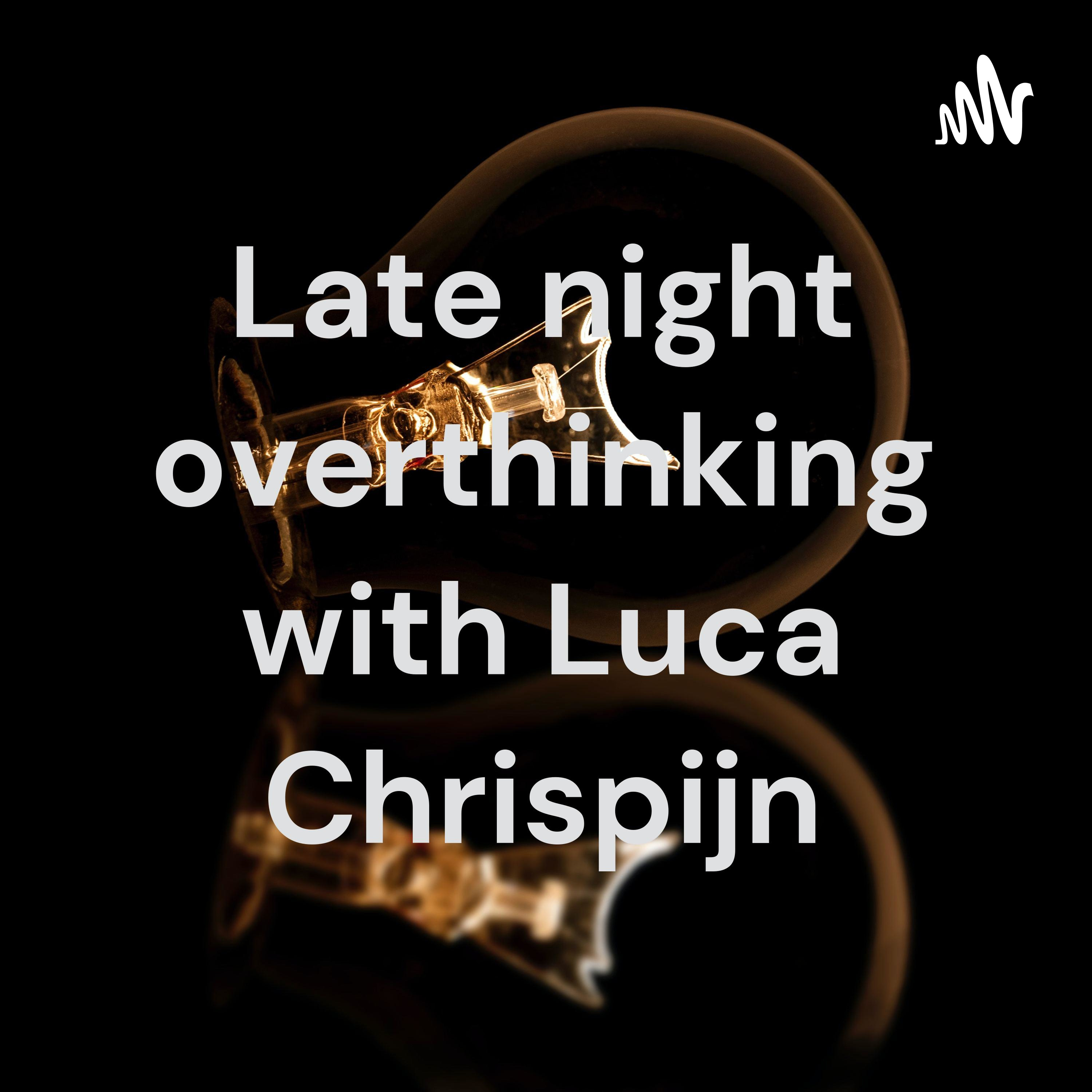 Late night overthinking podcast artwork