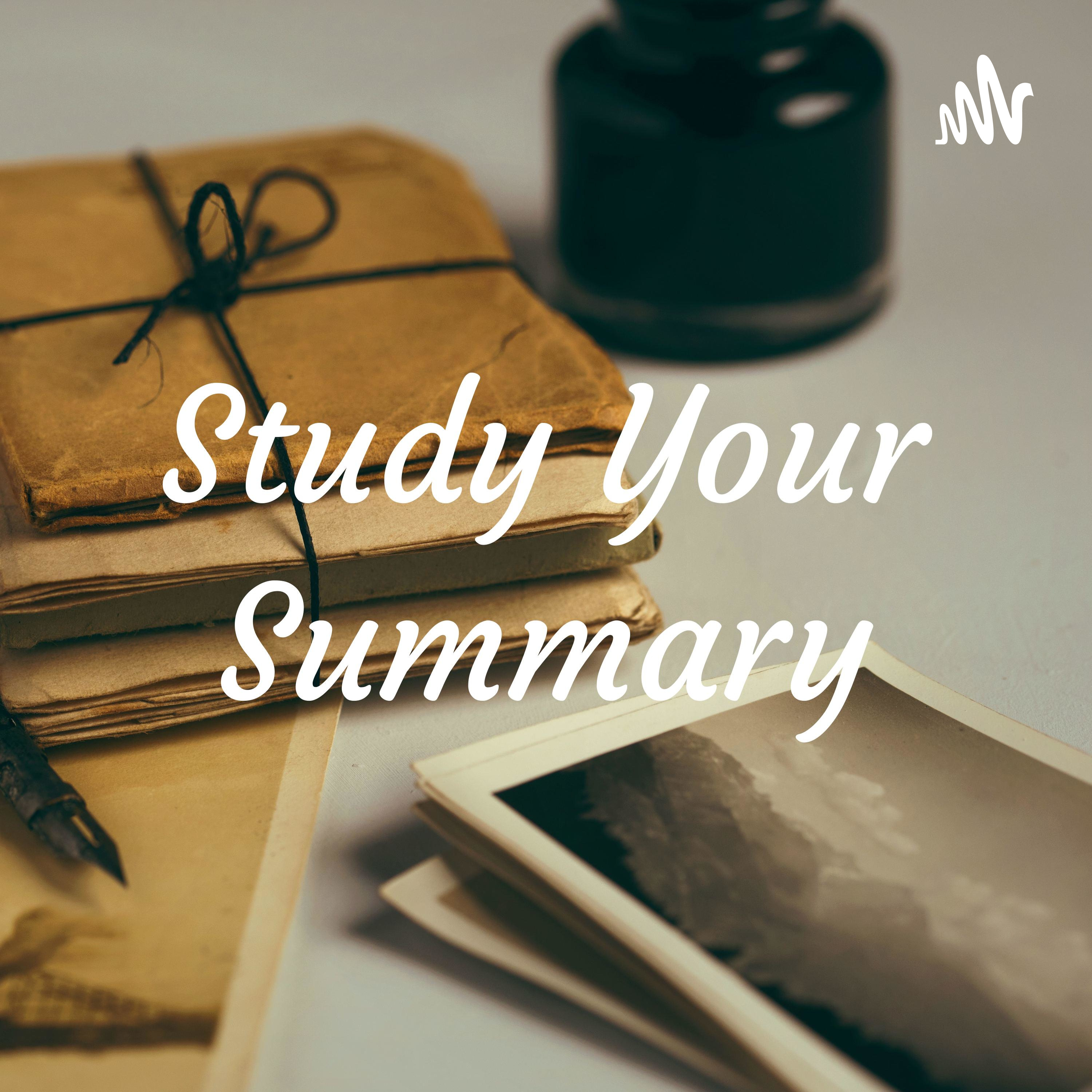 Study Your Summary podcast artwork