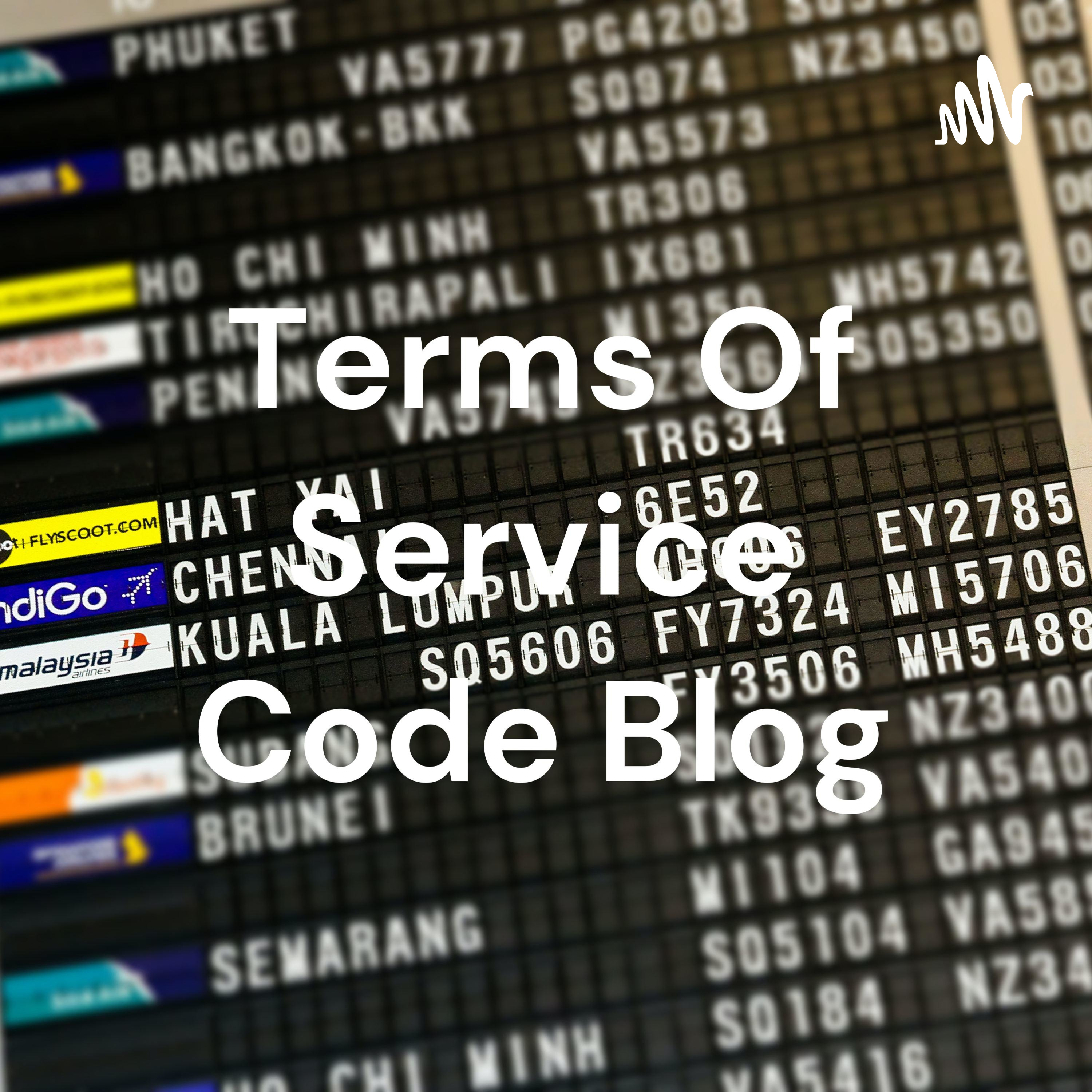 Terms Of Service Code Blog