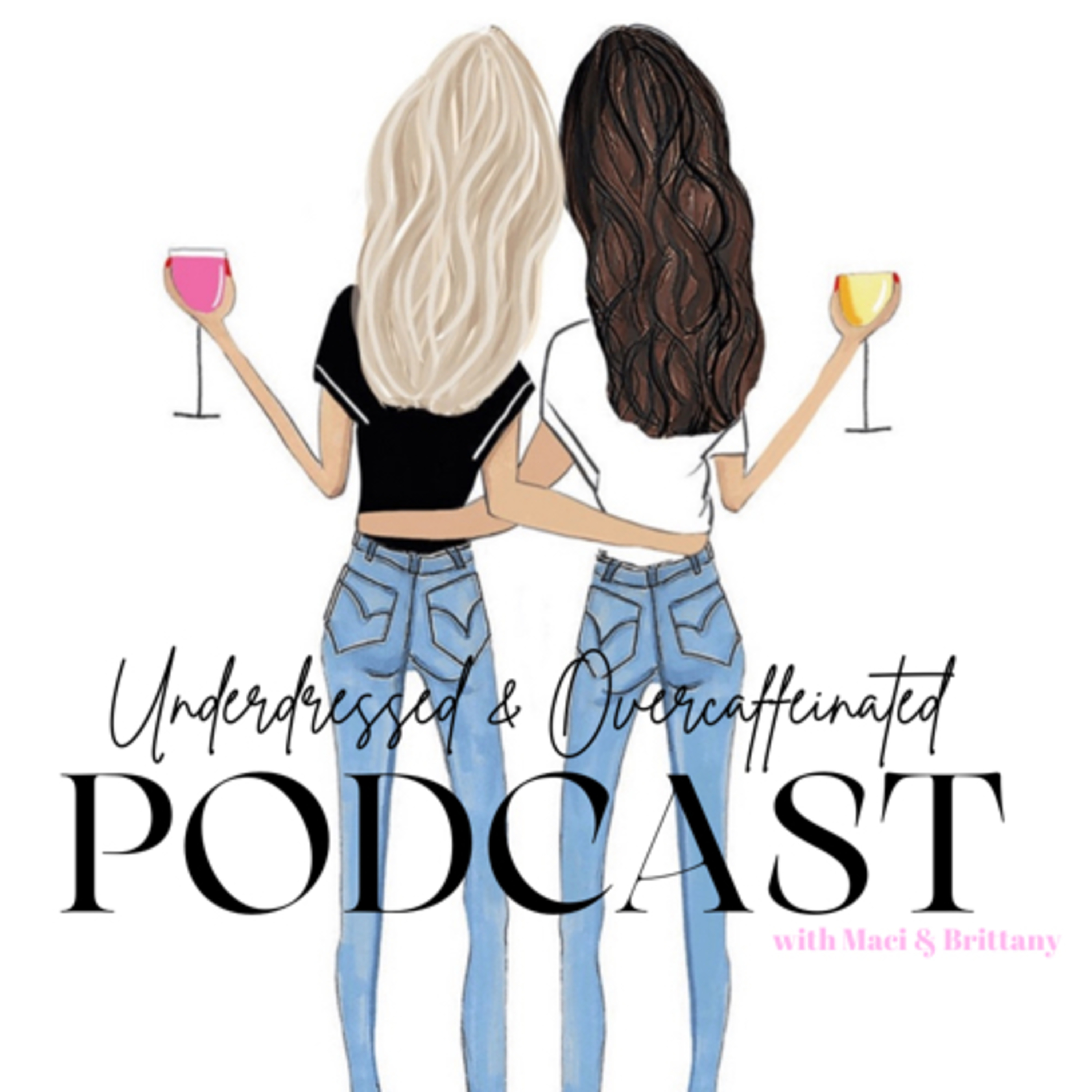 Underdressed and Overcaffeinated podcast artwork