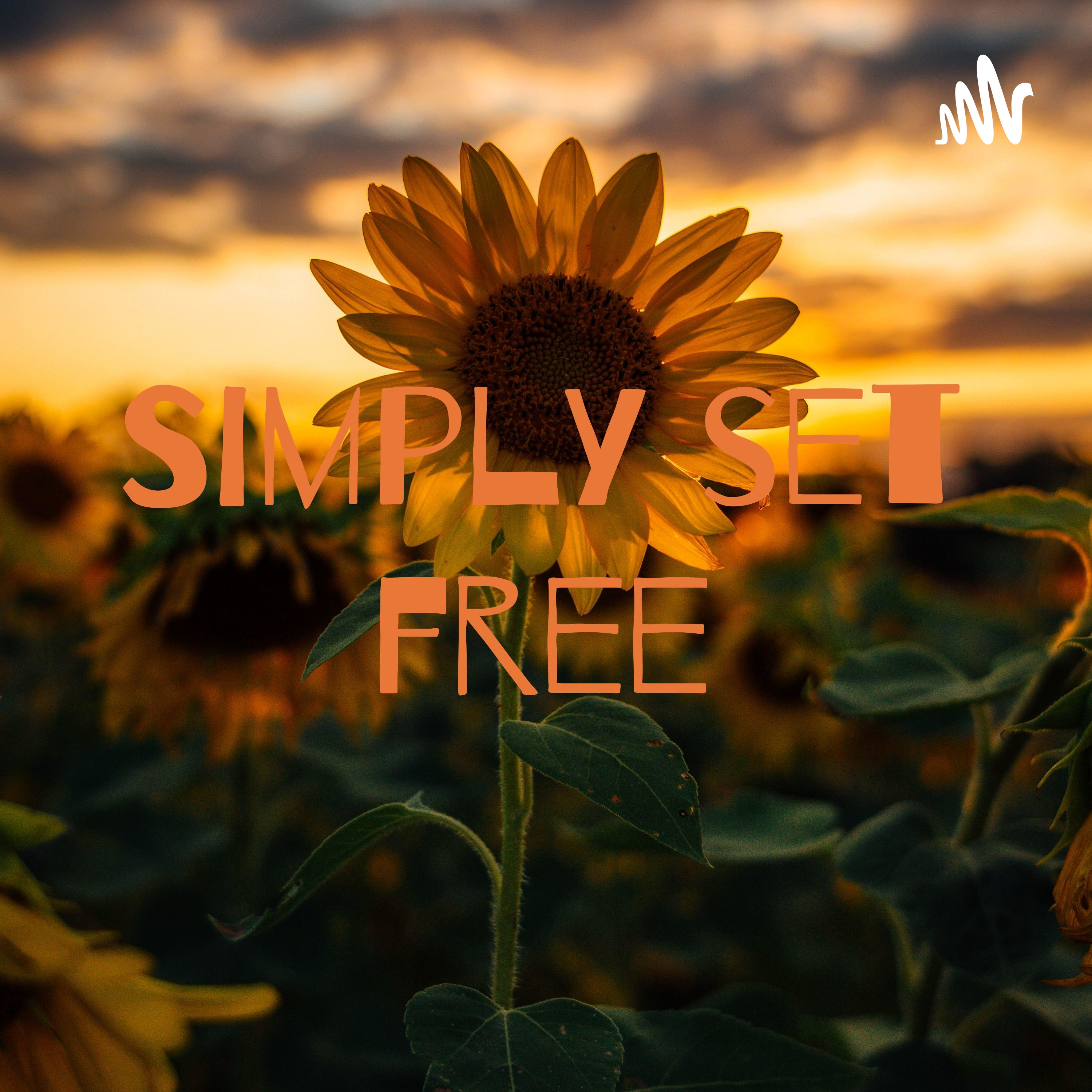 Simply set free podcast artwork