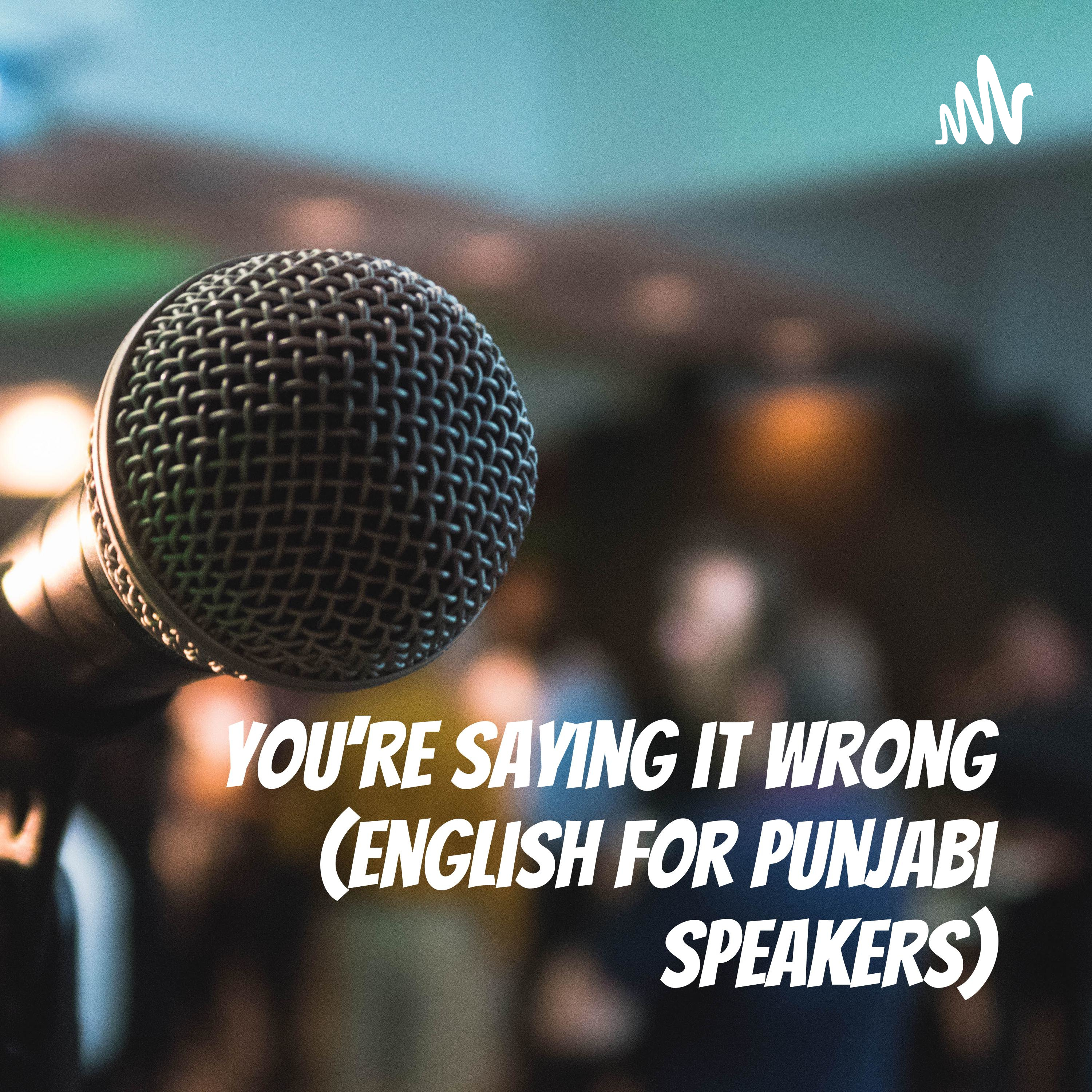 You’re saying it wrong (English for Punjabi speakers) podcast artwork