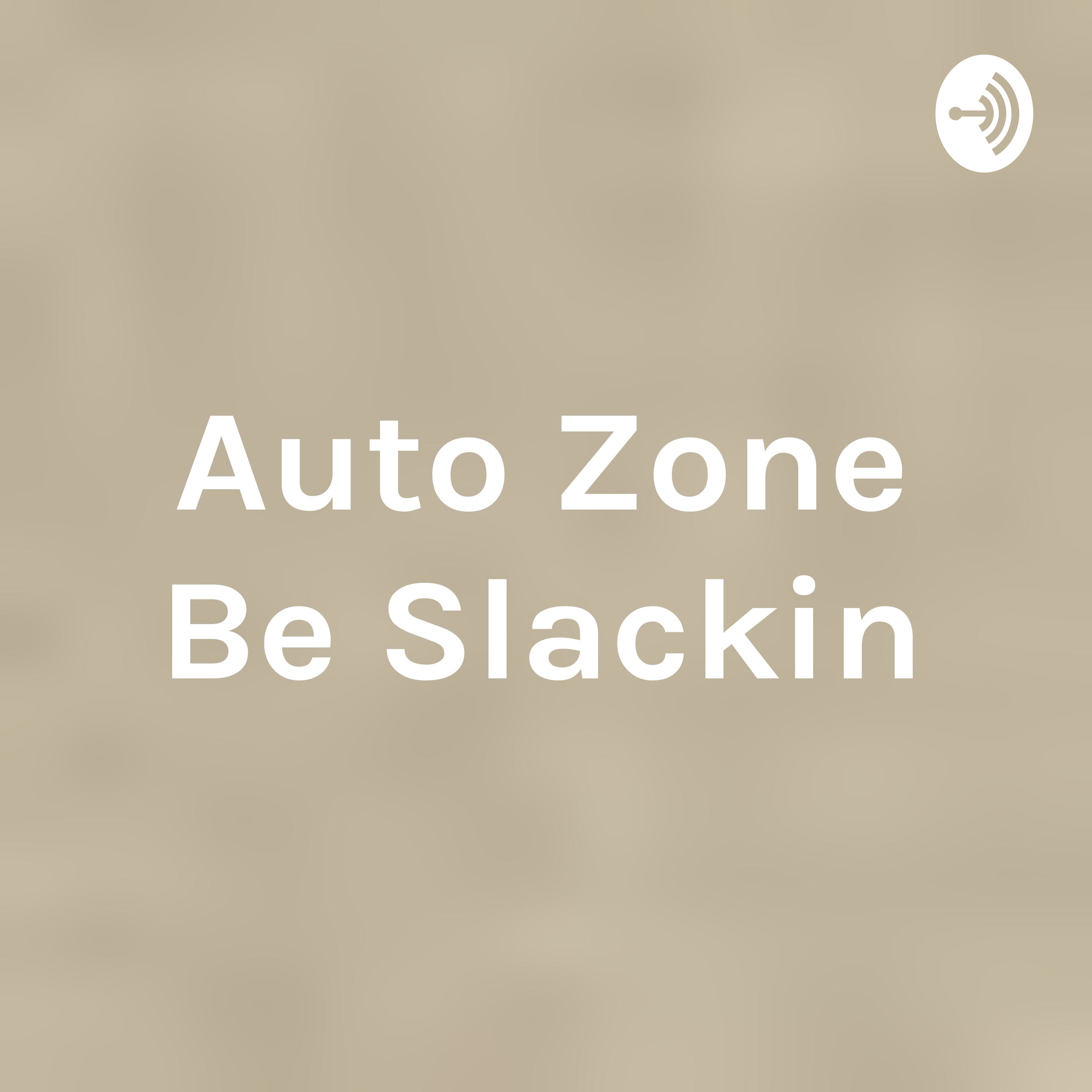 Auto Zone Be Slackin