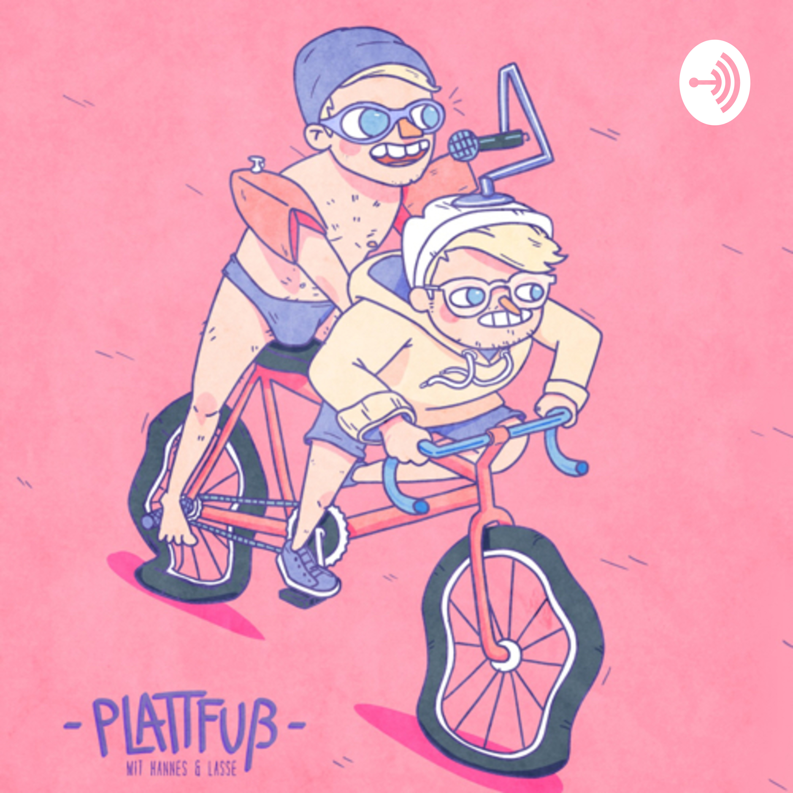 Plattfuß- der Triathlon Podcast für die Rolle cover