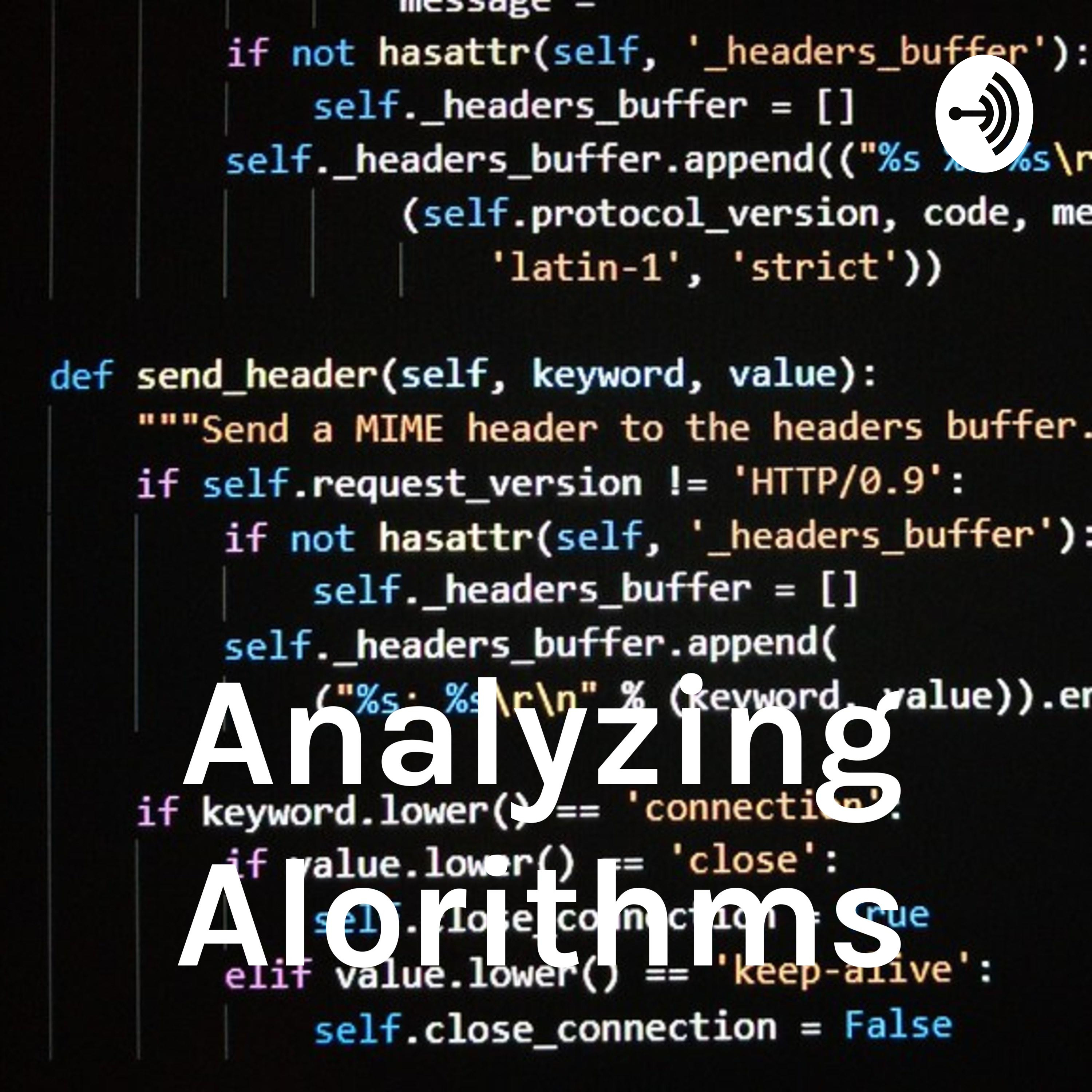 Analyzing Alorithms