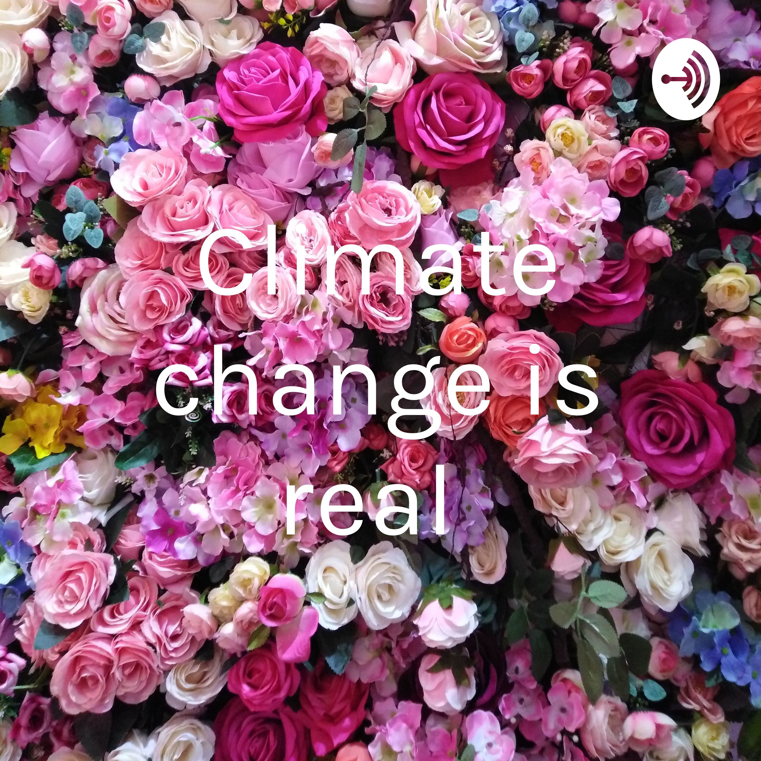 Climate change is real 