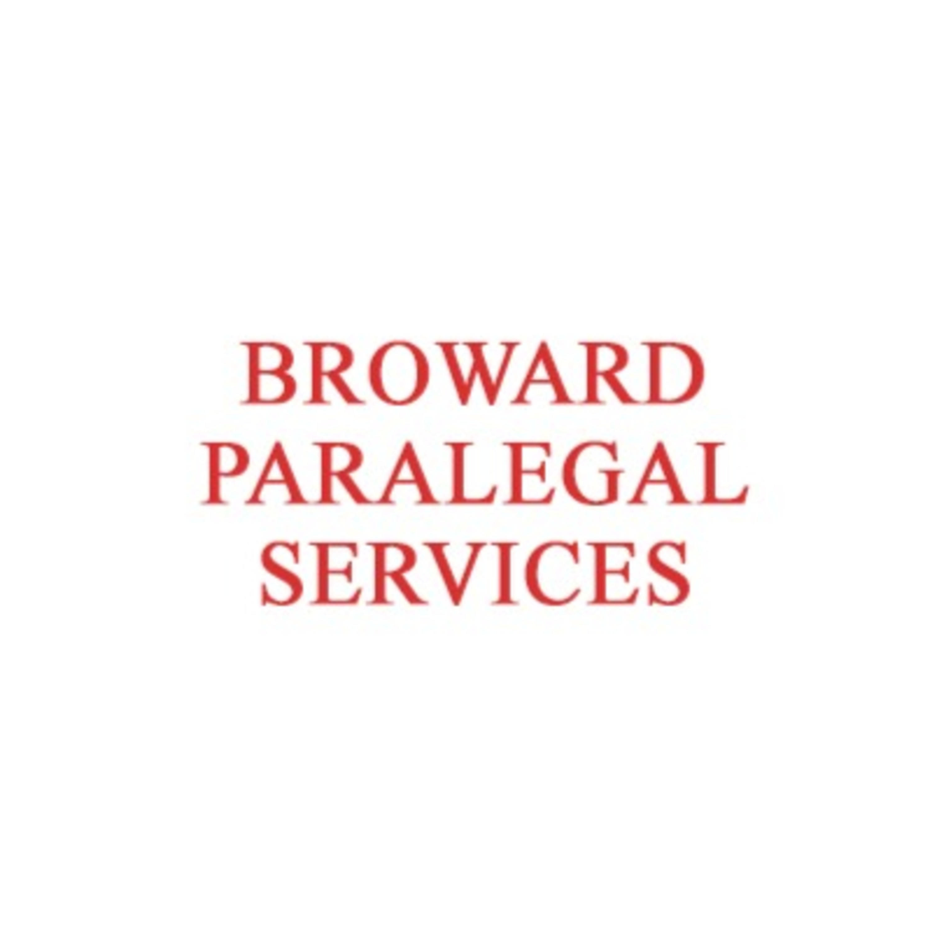 Broward County Paralegal Services