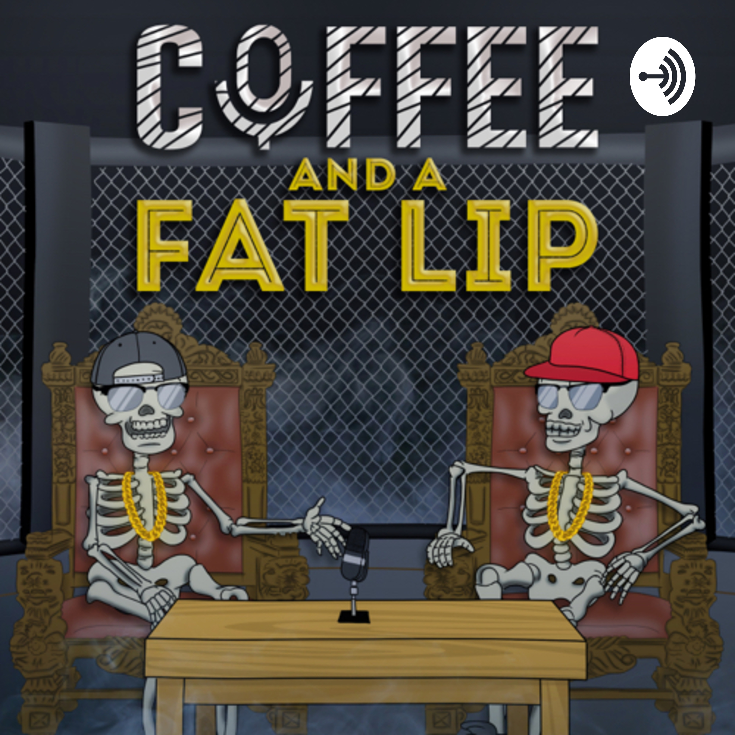 Coffee & a fat lip