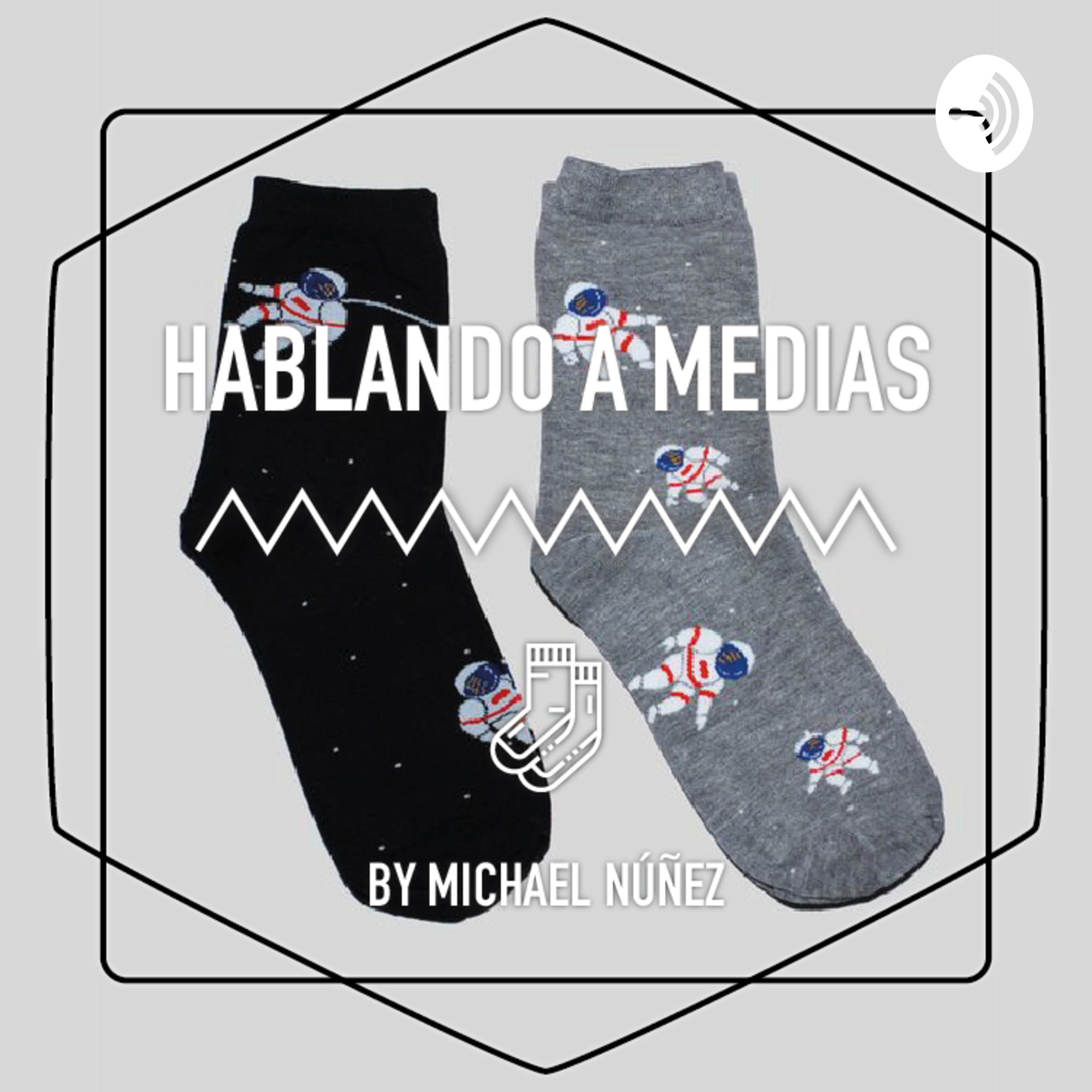 Hablando a medias podcast artwork