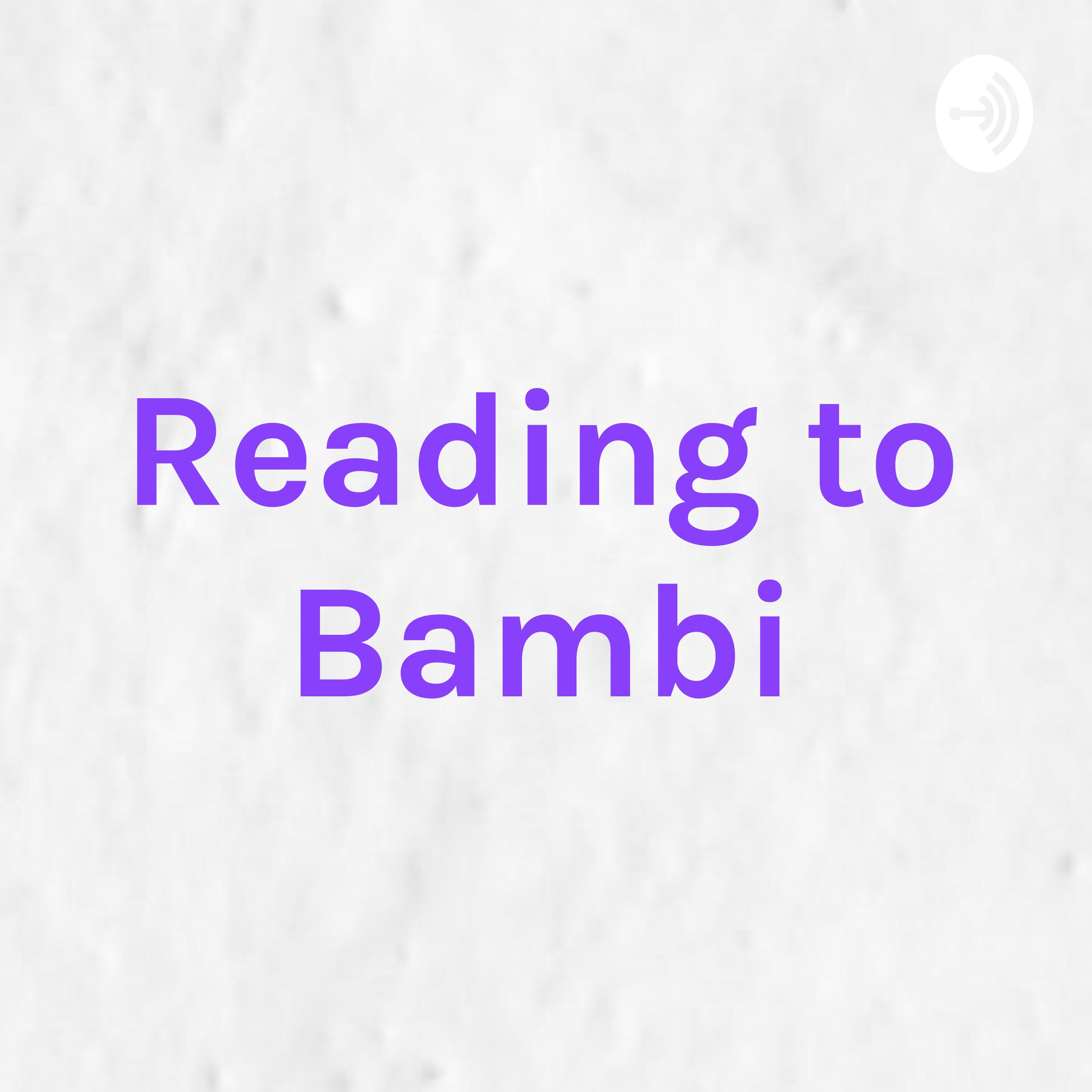 Reading to Bambi
