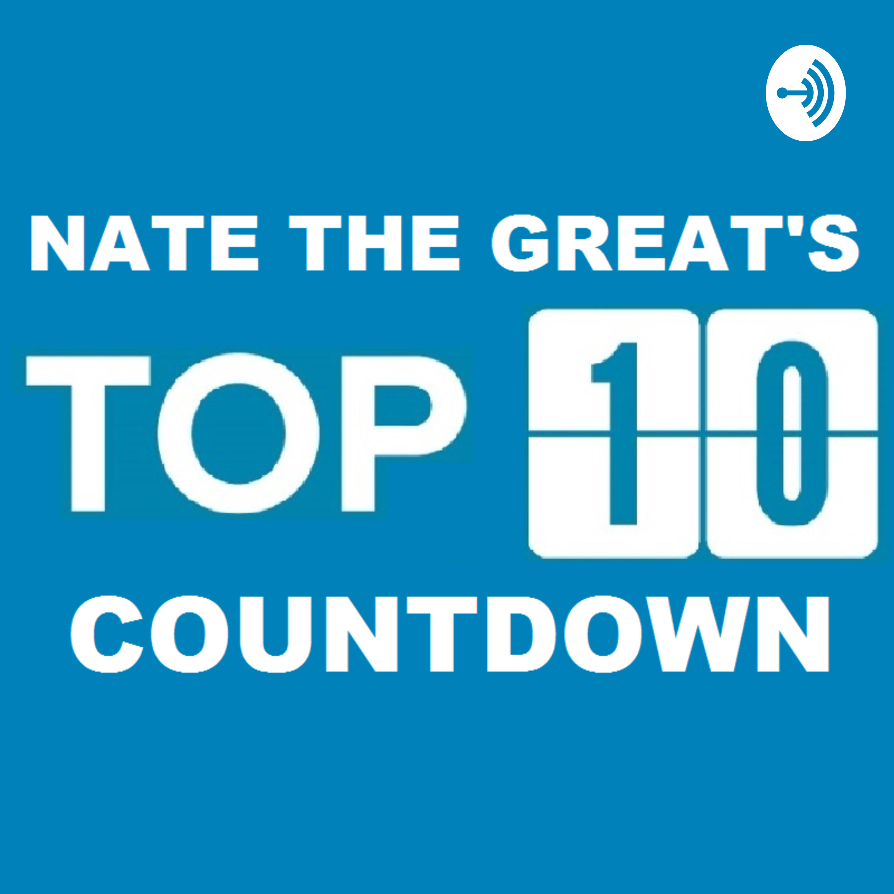 Nate The Great's Top 10 Countdown Nate The Great's Top 10 Countdown