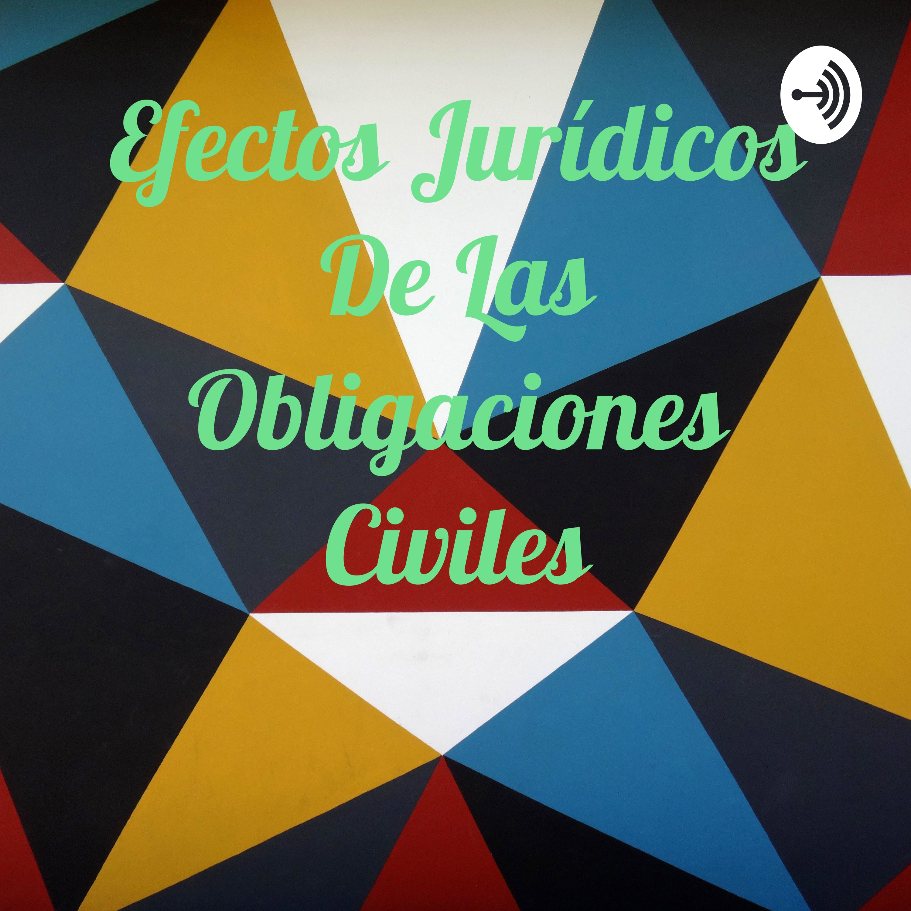 Efectos Jurídicos De Las Obligaciones Civiles