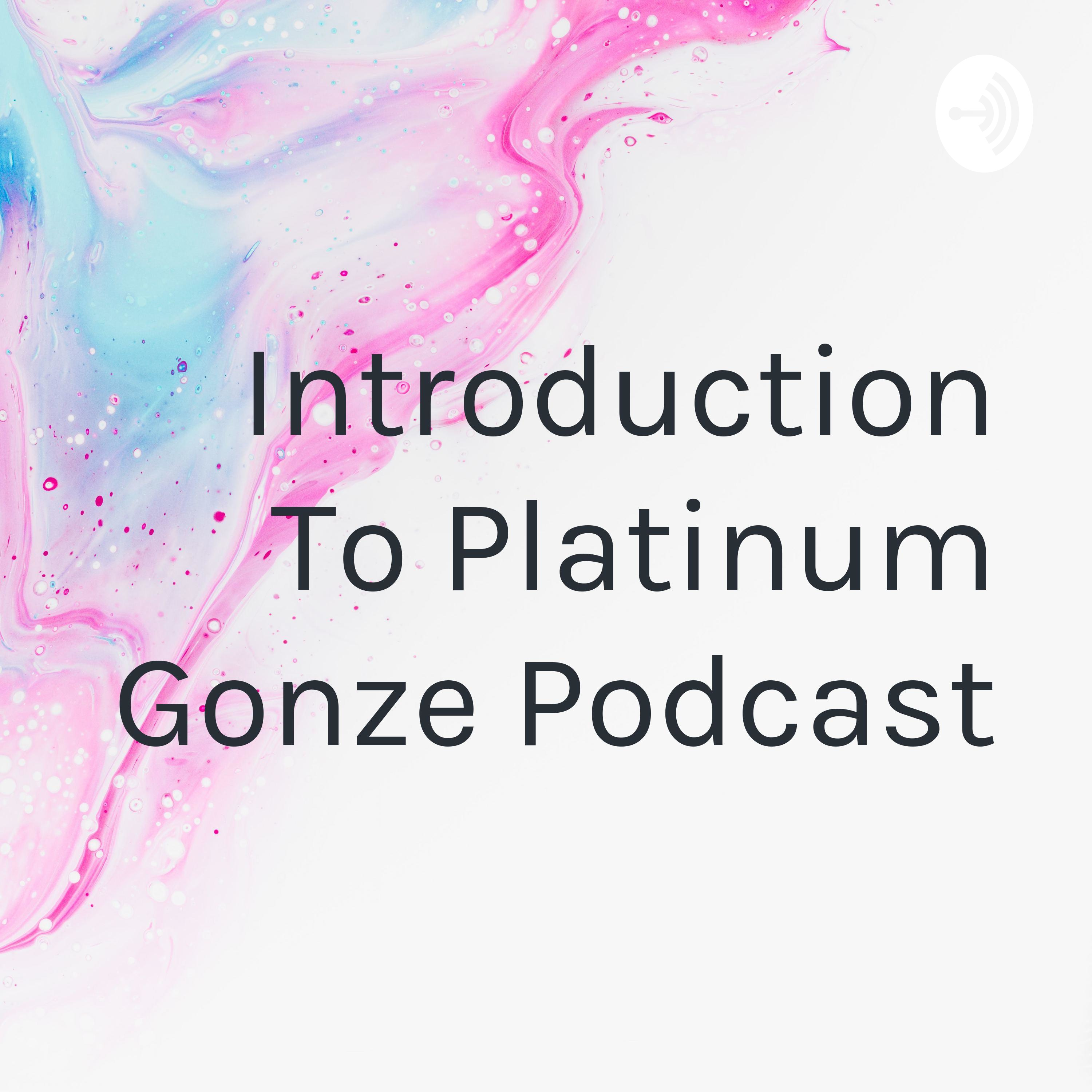 Introduction To Platinum Gonze Podcast