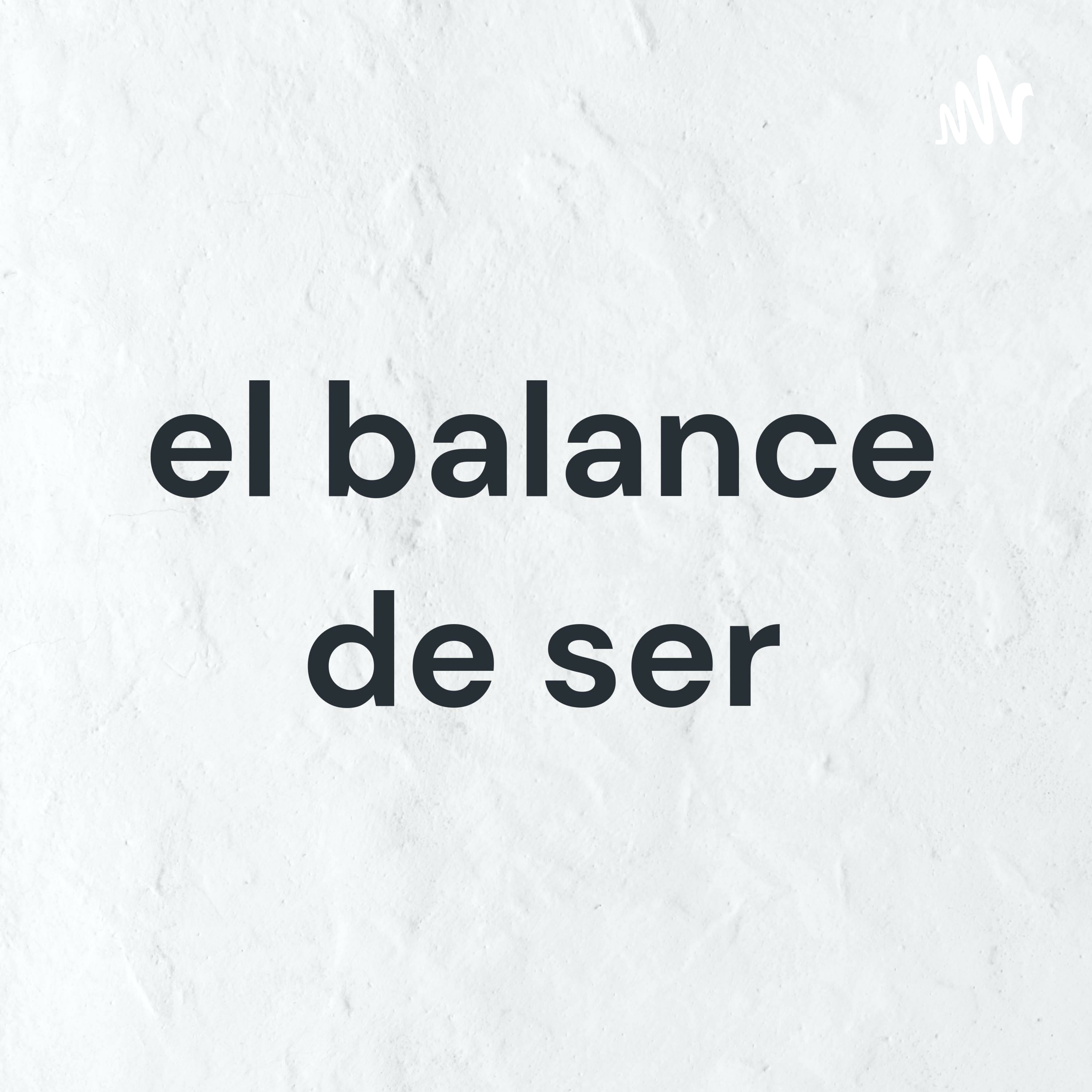 el balance de ser cover art