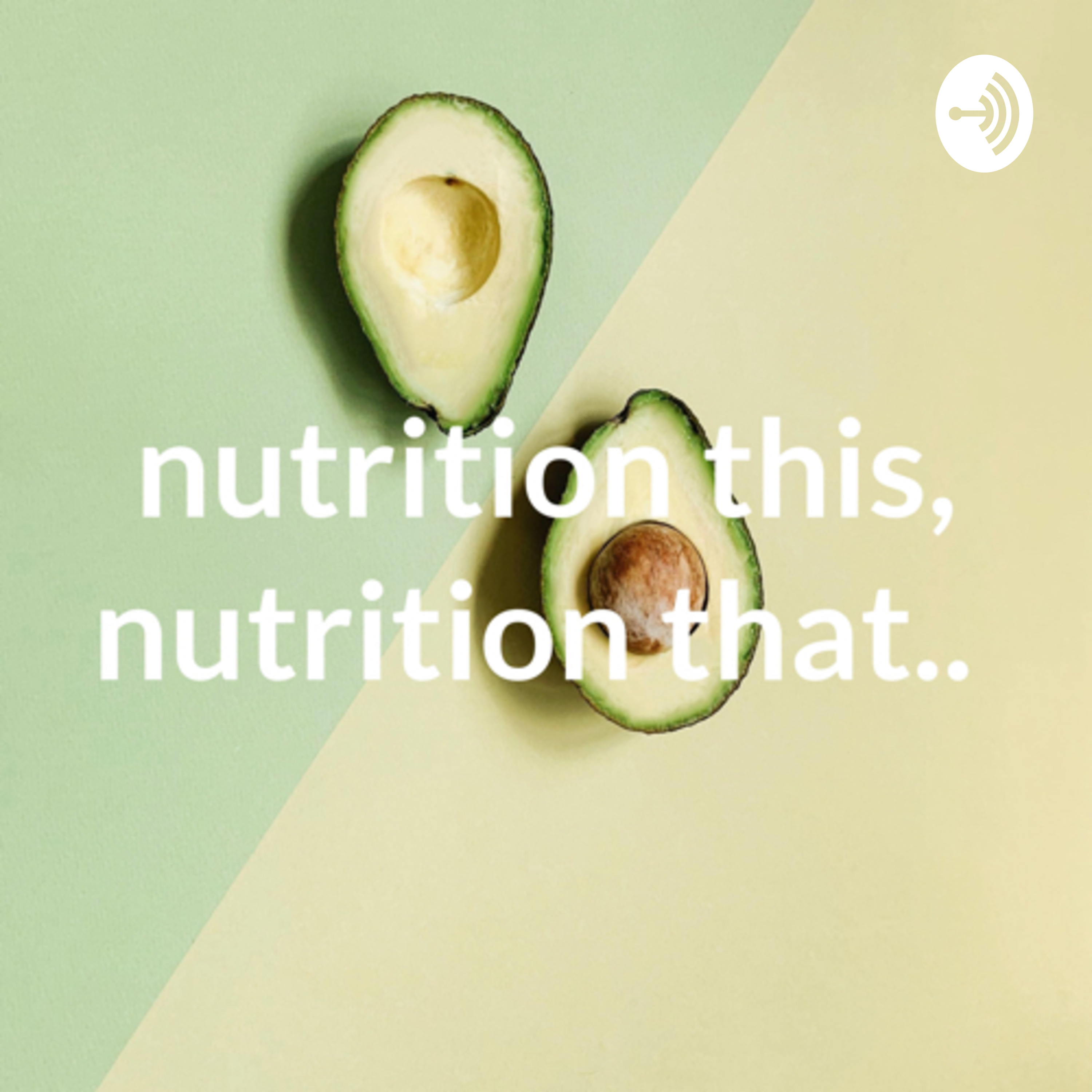 nutrition this, nutrition that.. 