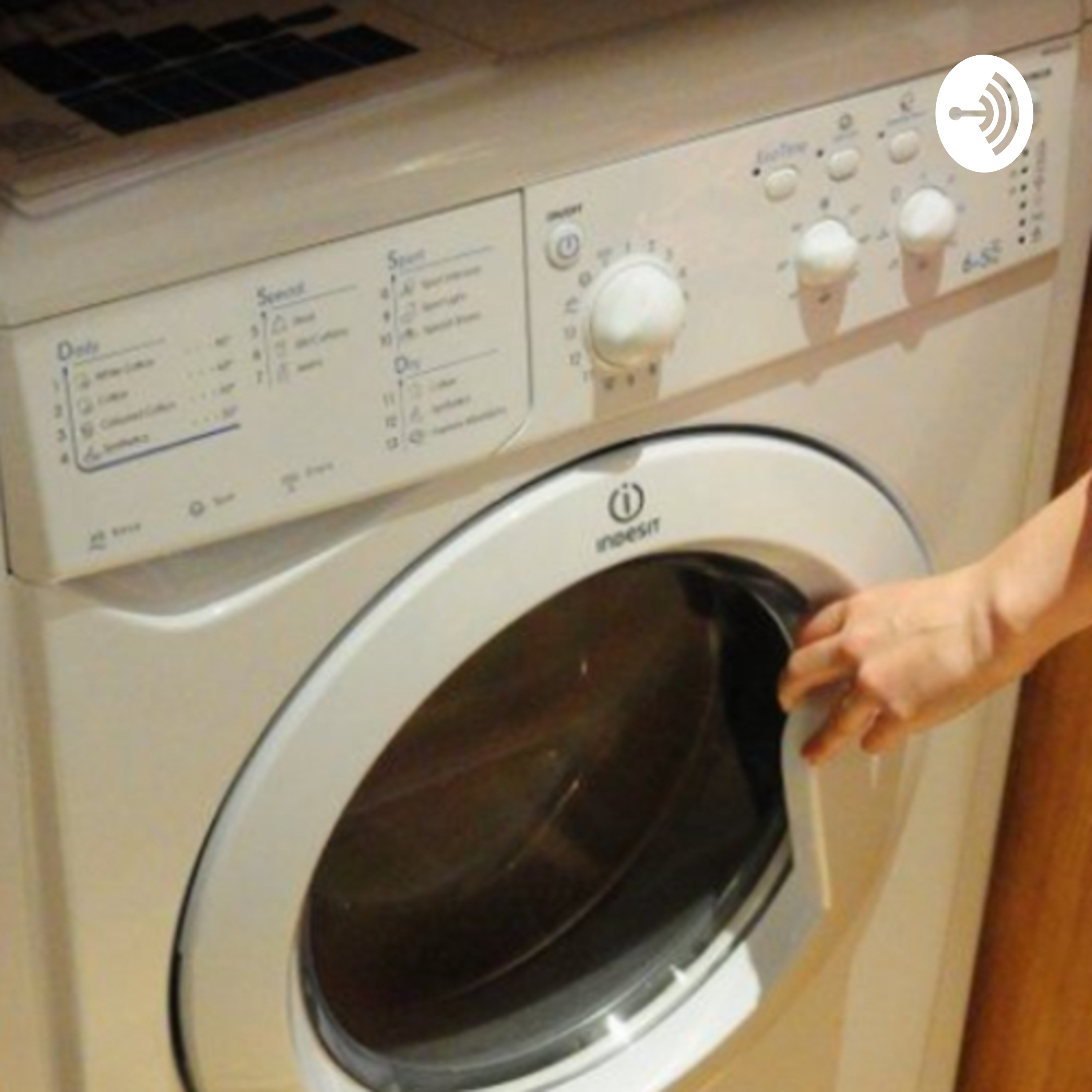 An American Doing Laundry in Europe