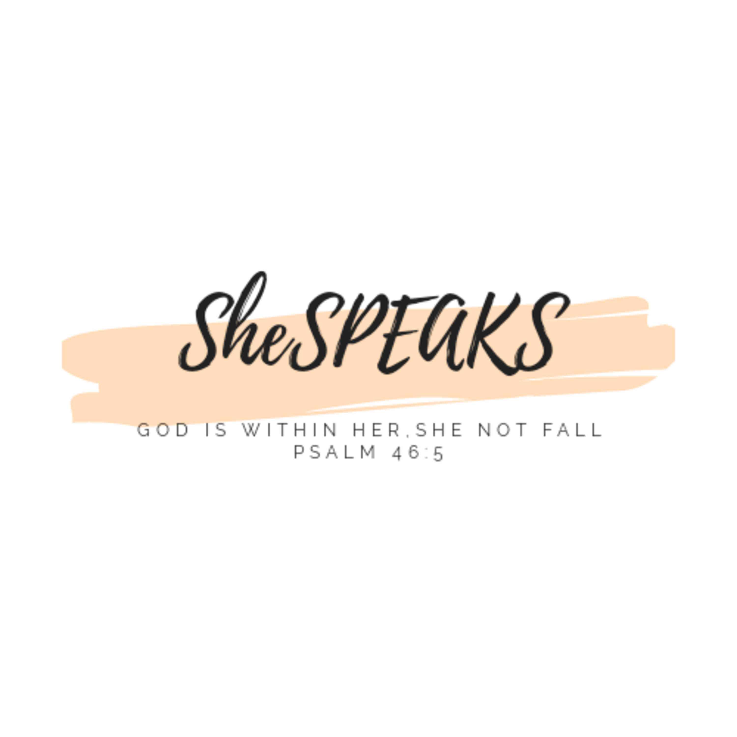 SheSPEAKS podcast artwork