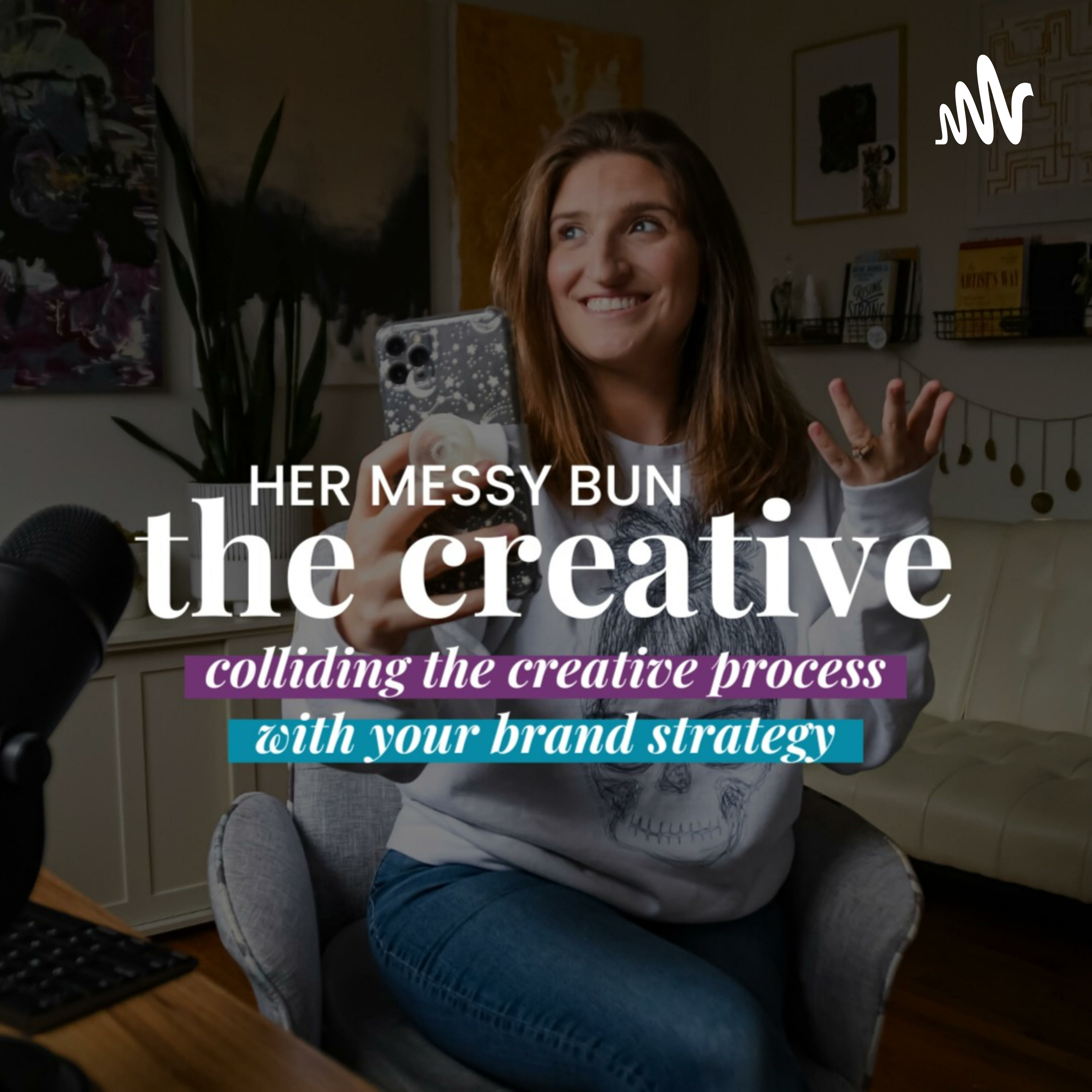 Her Messy Bun - The Creative