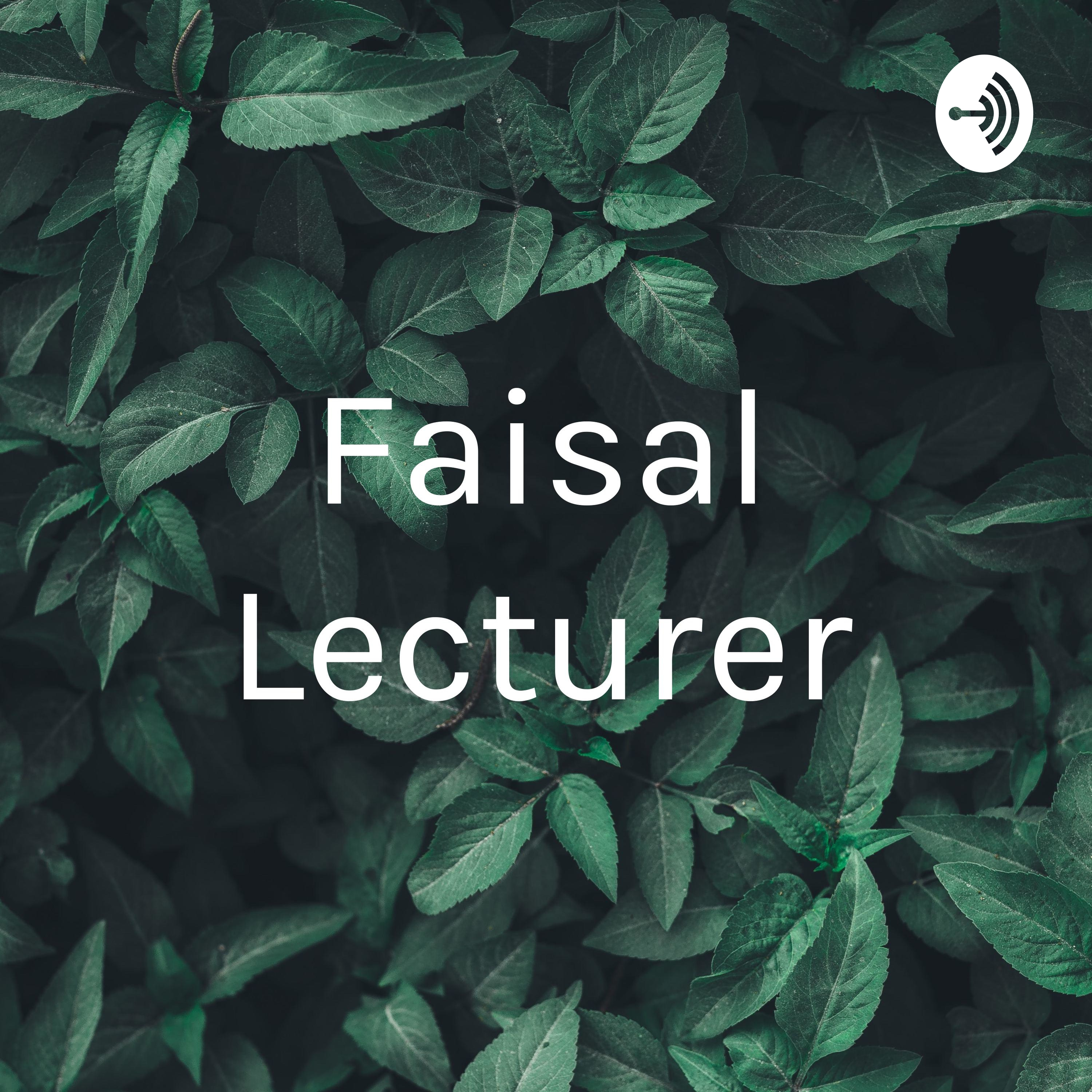 Faisal Lecturer