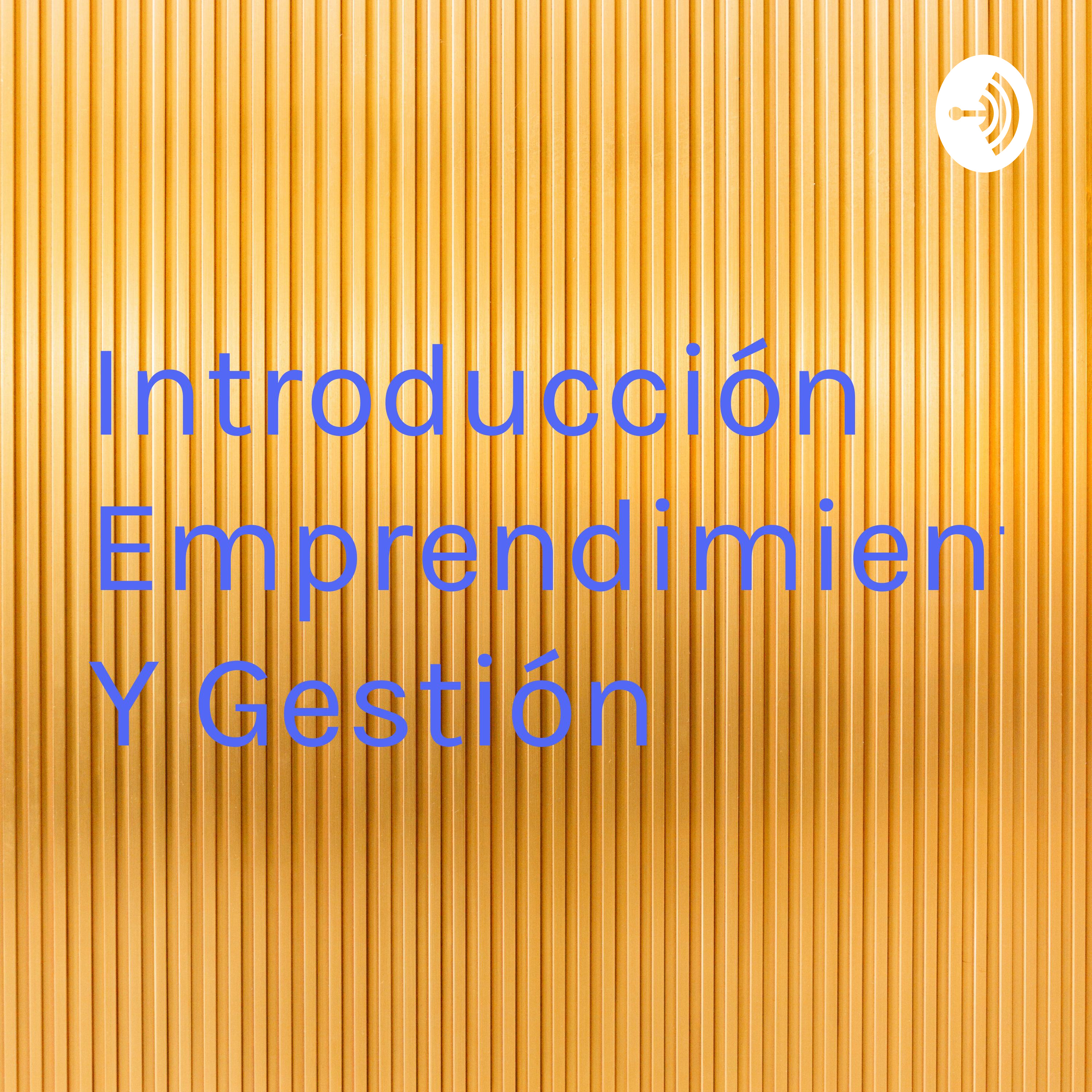 Introducción Emprendimiento Y Gestión