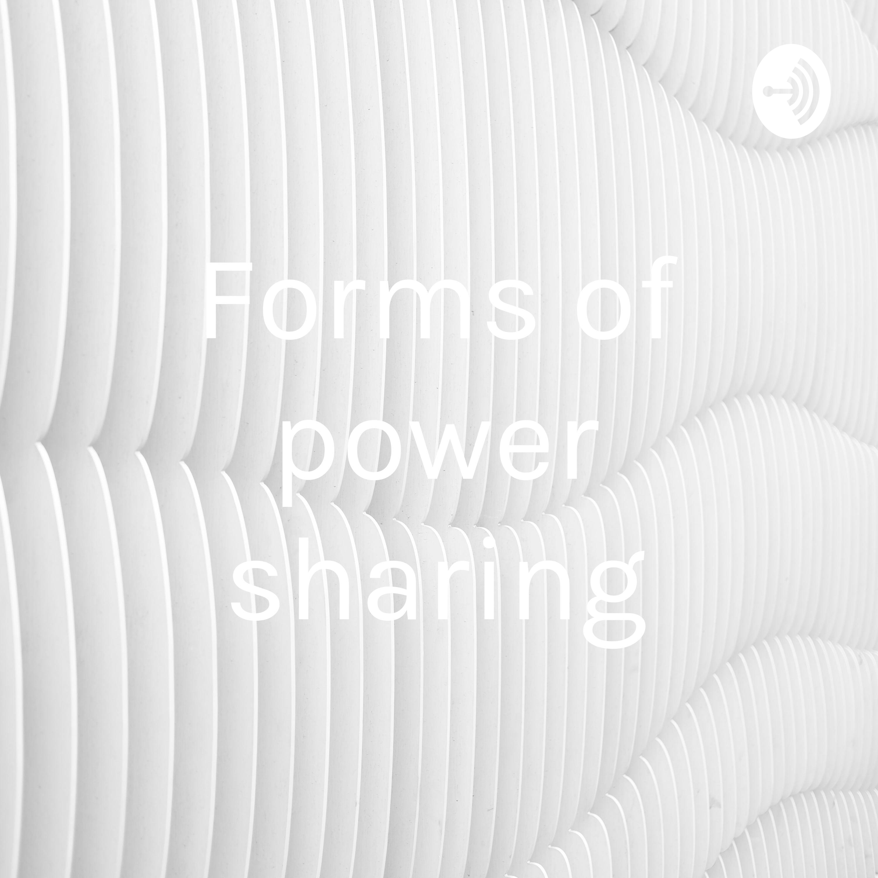 Forms of power sharing