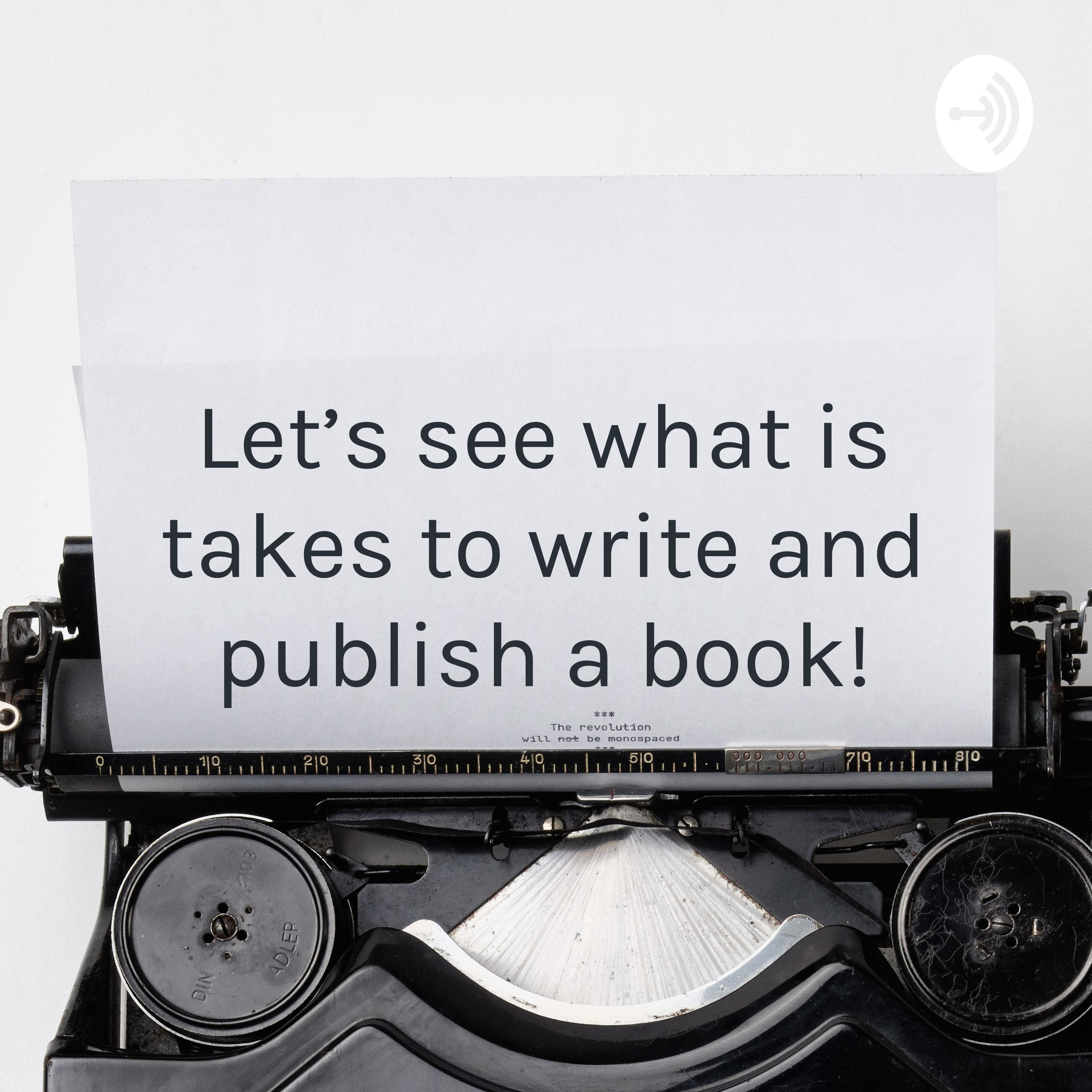 Write and Publish a Book