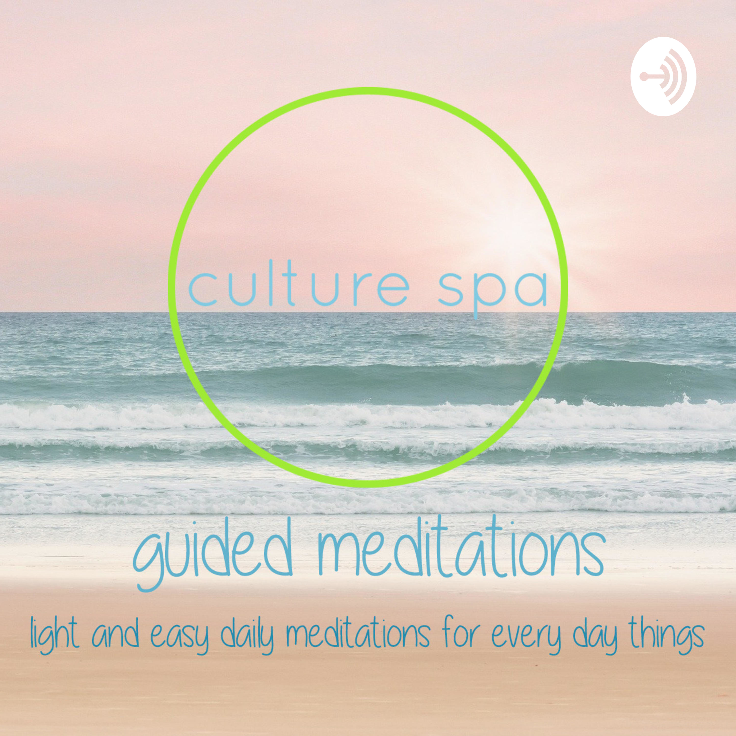 Logo of the podcast Guided Meditations with Culture Spa Podcast Guided Meditations with Culture Spa