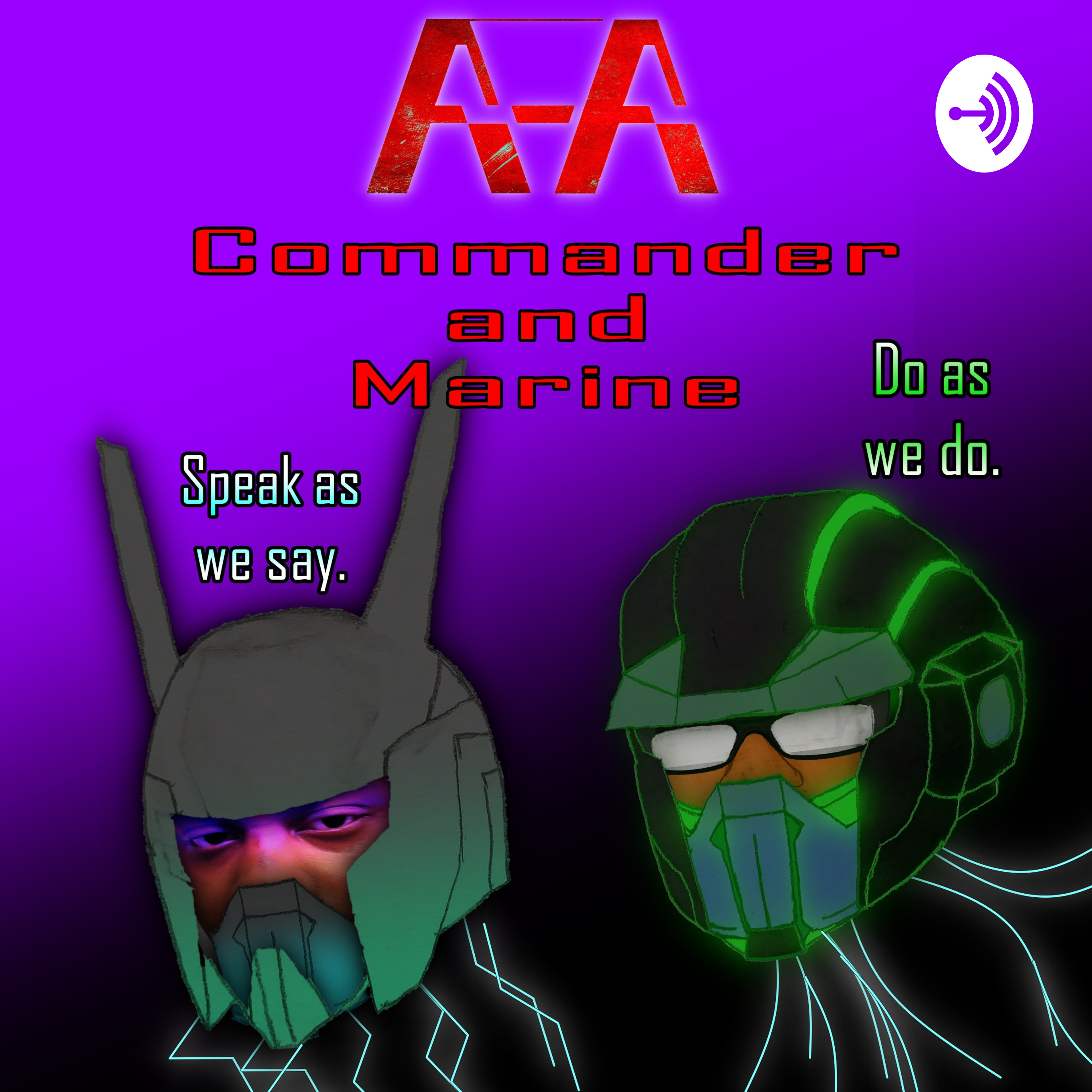 Commander and Marine