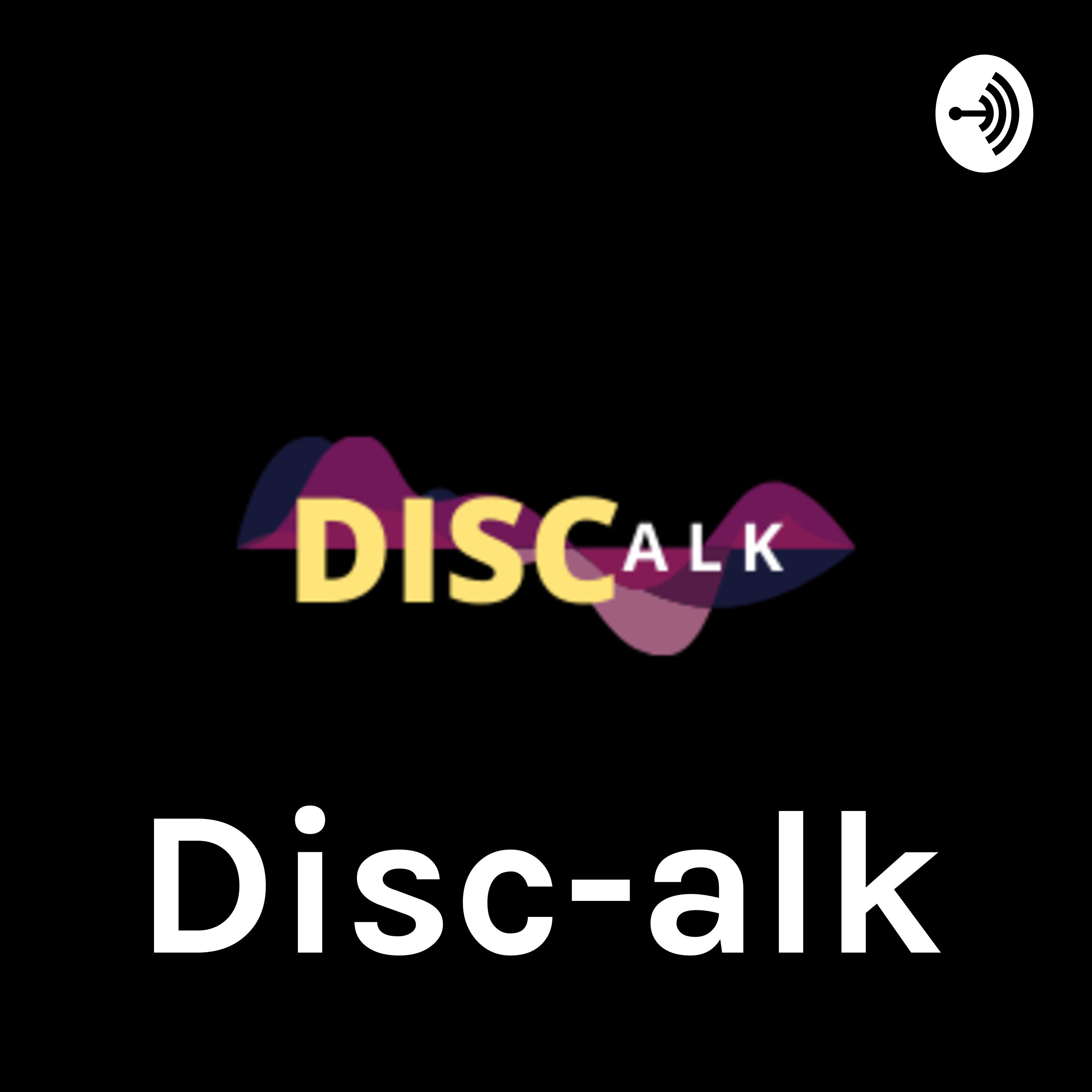 Disc-alk podcast artwork