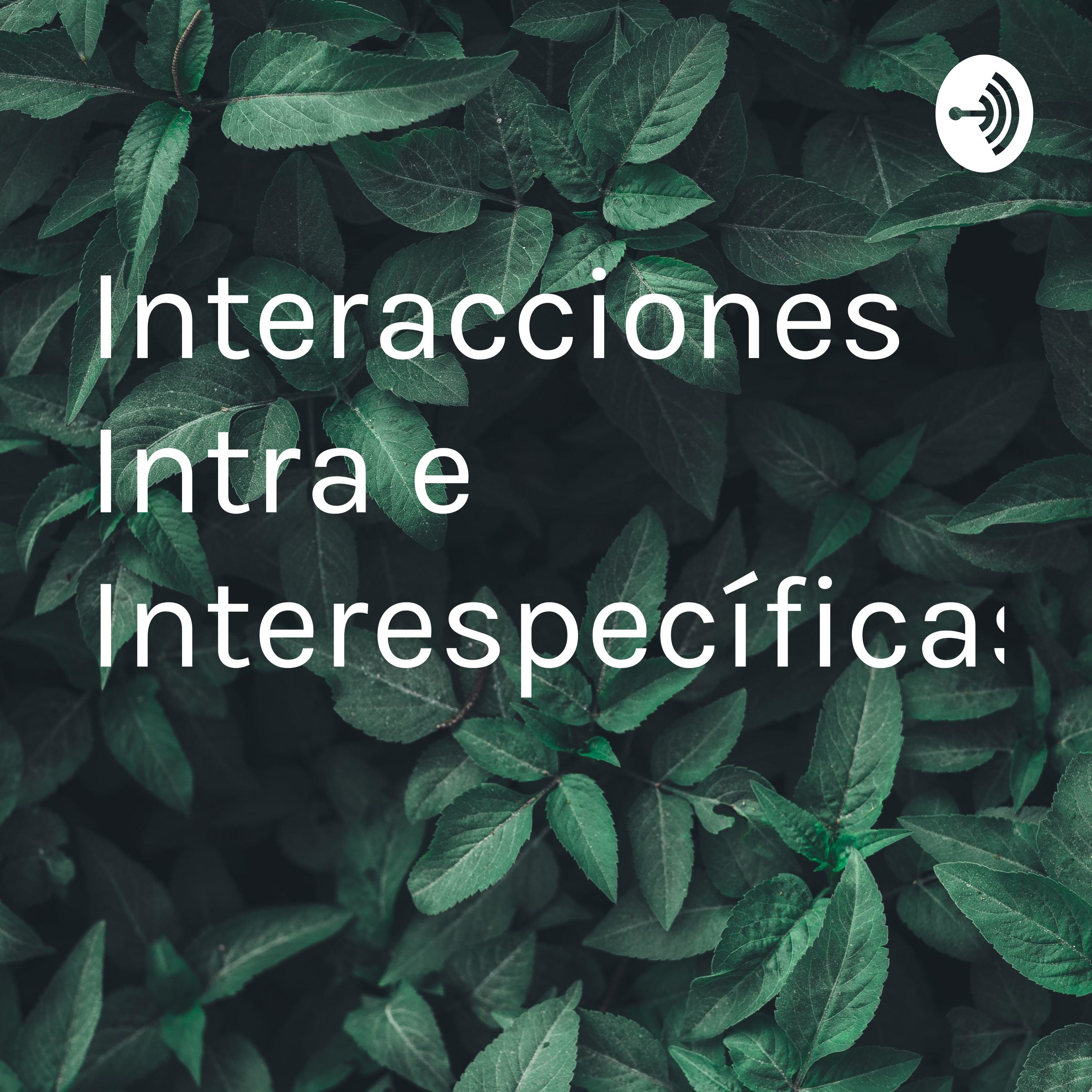 Interacciones Intra e Interespecíficas 