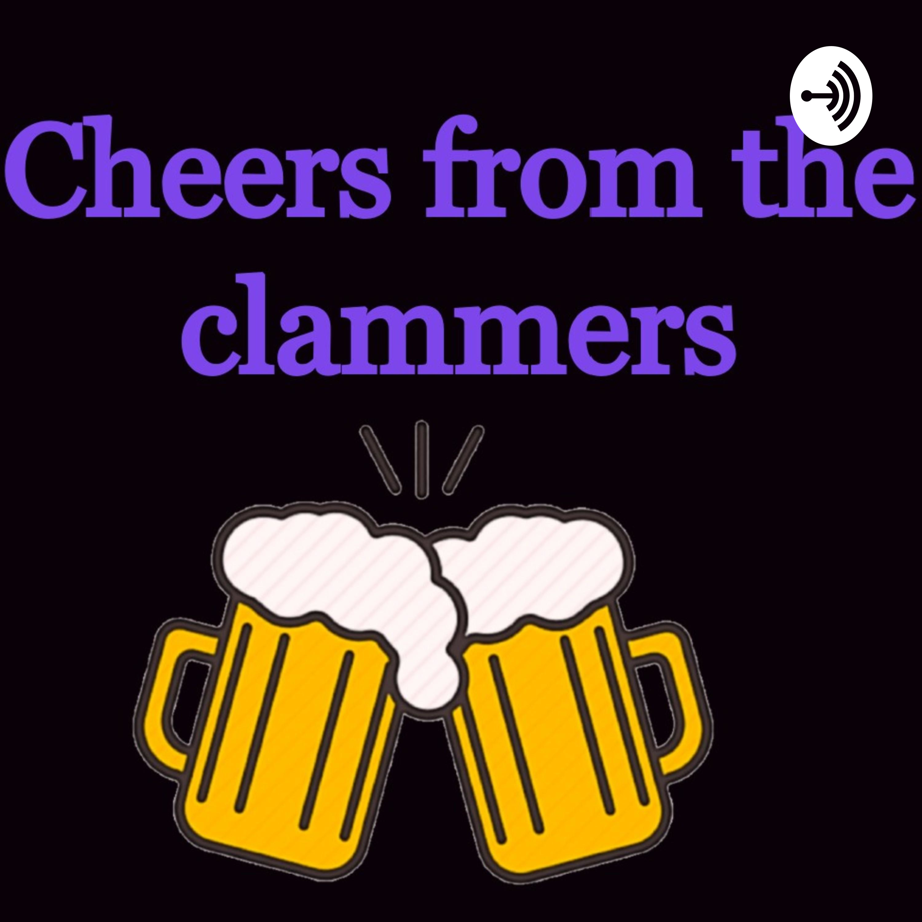 Cheers from the clammers podcast artwork
