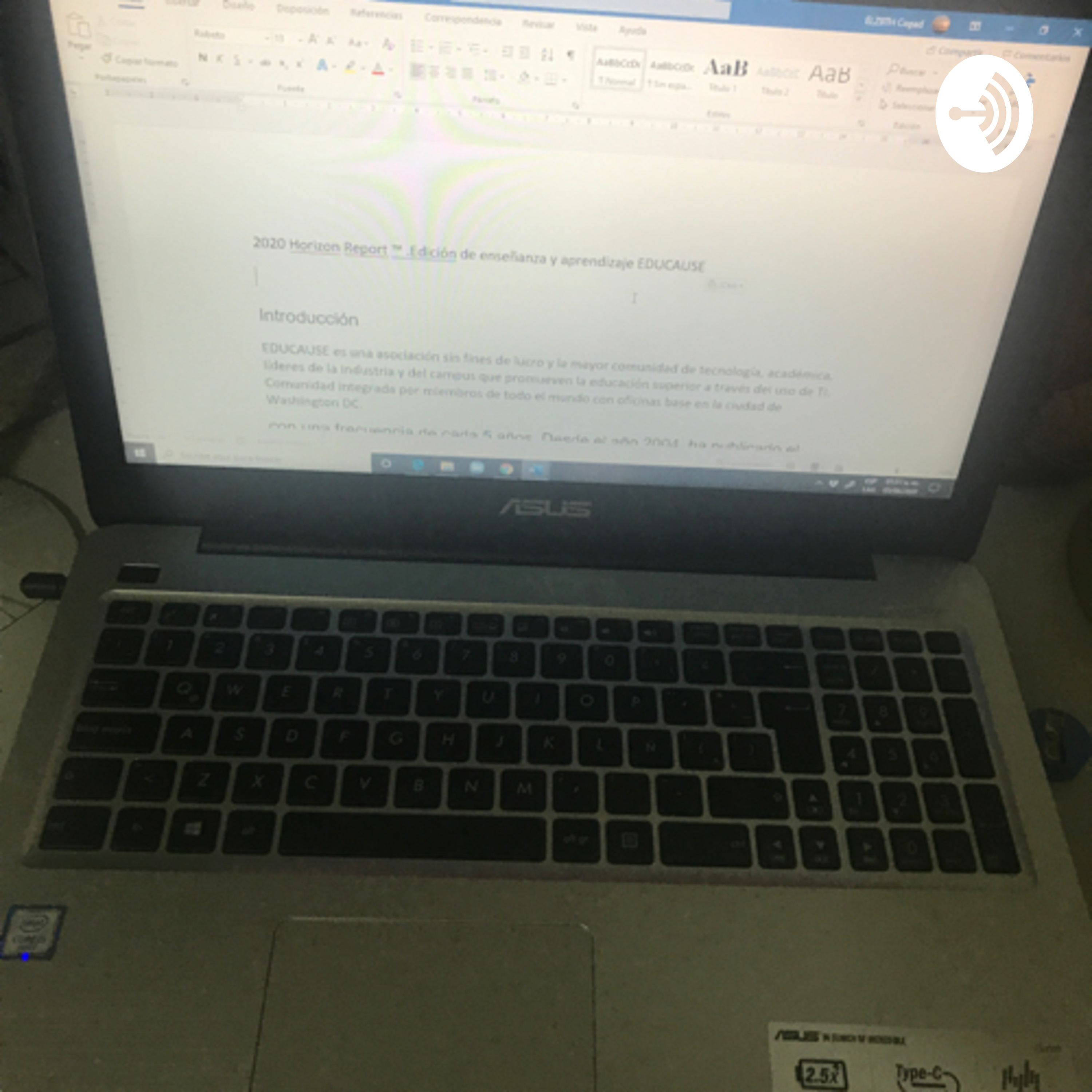 Reporte horizonte 2020