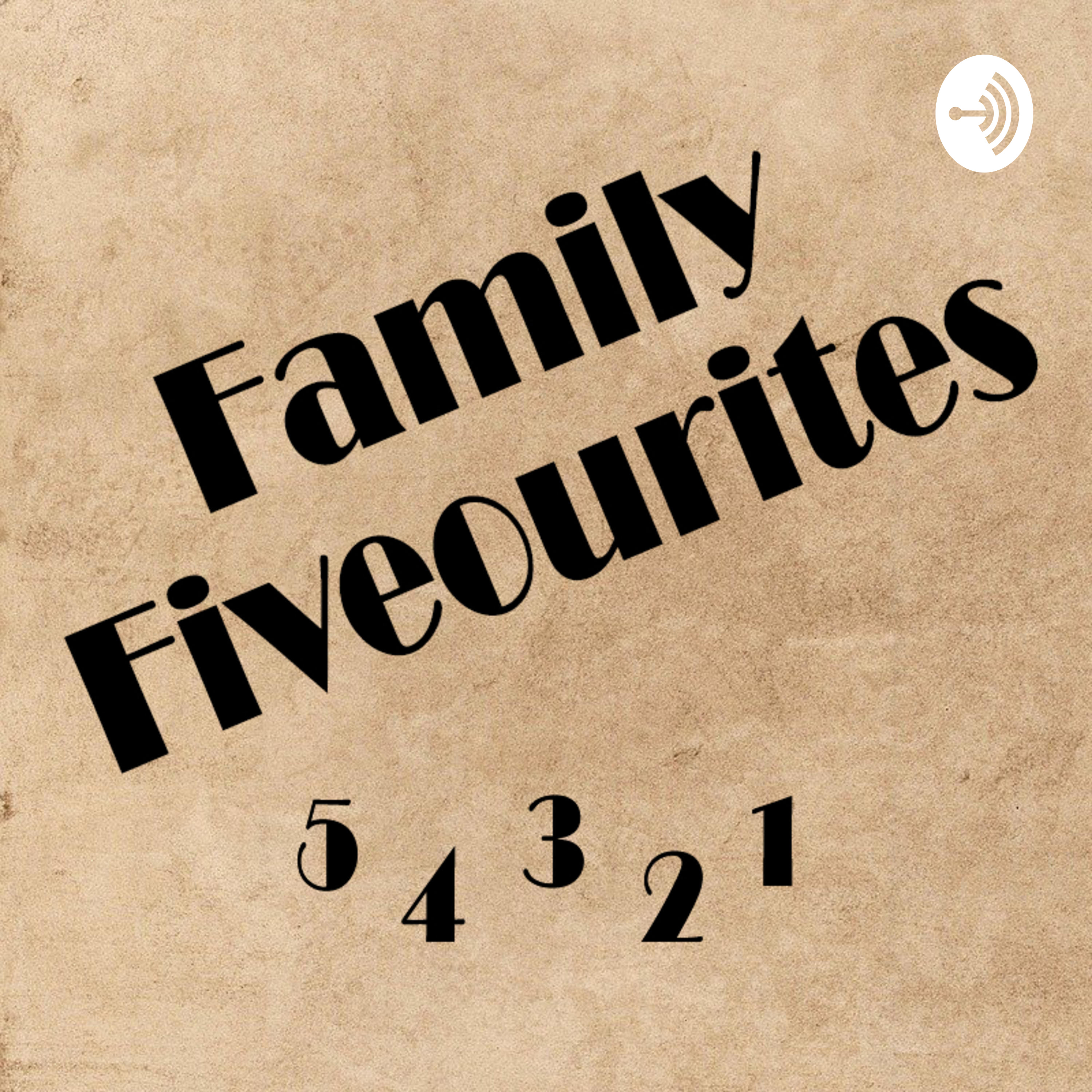 Family Fiveourites podcast artwork
