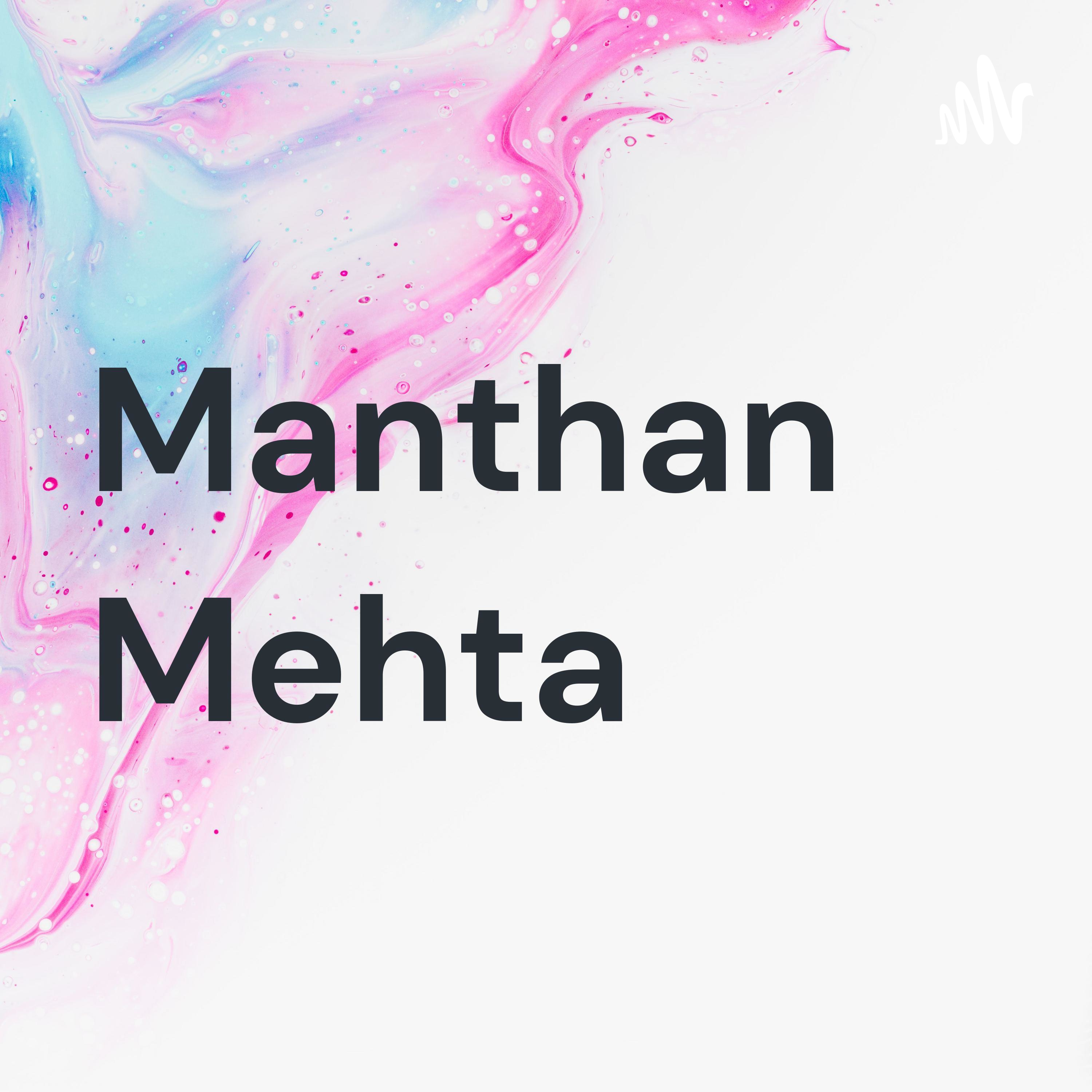 Manthan Mehta cover art