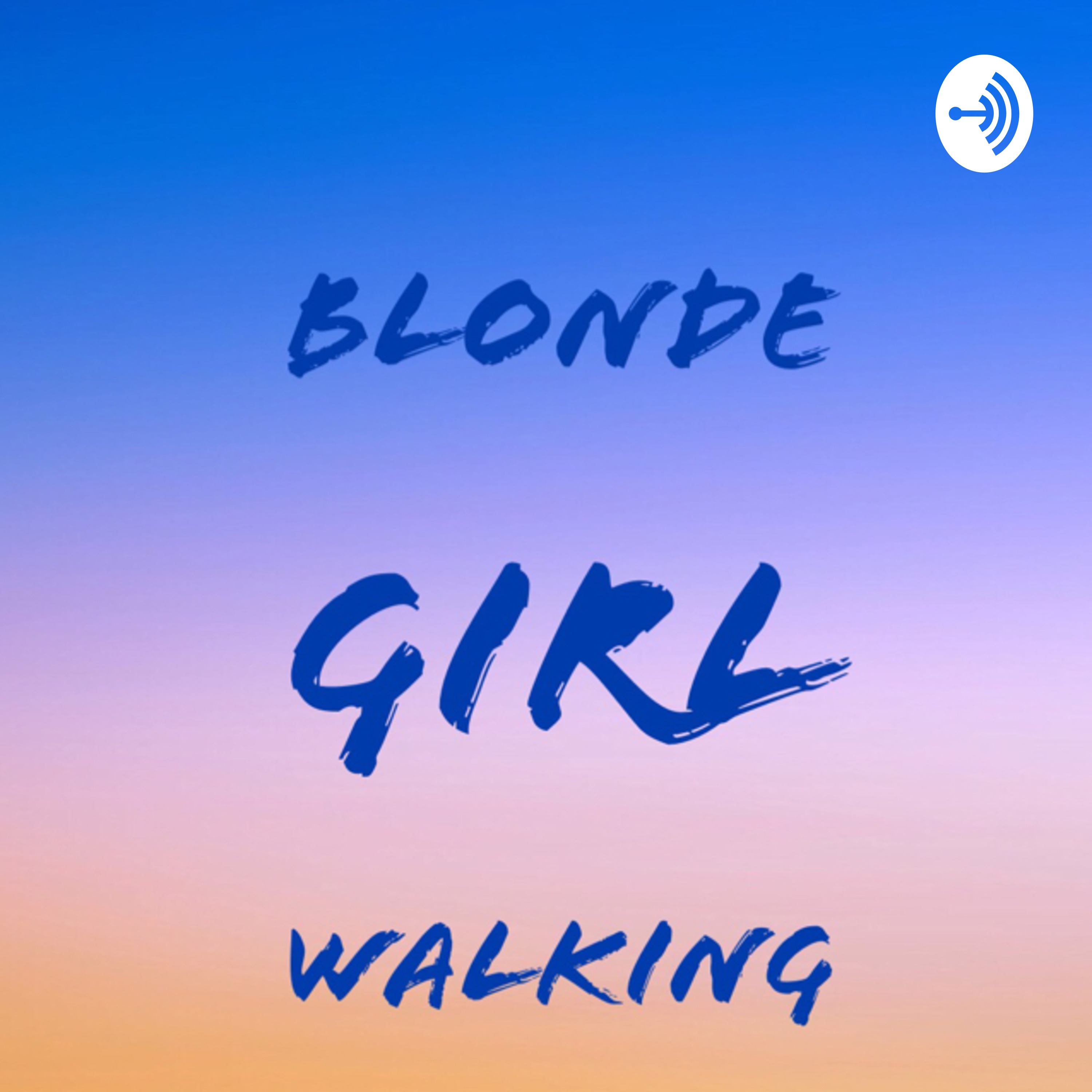 Blonde Girl Walking