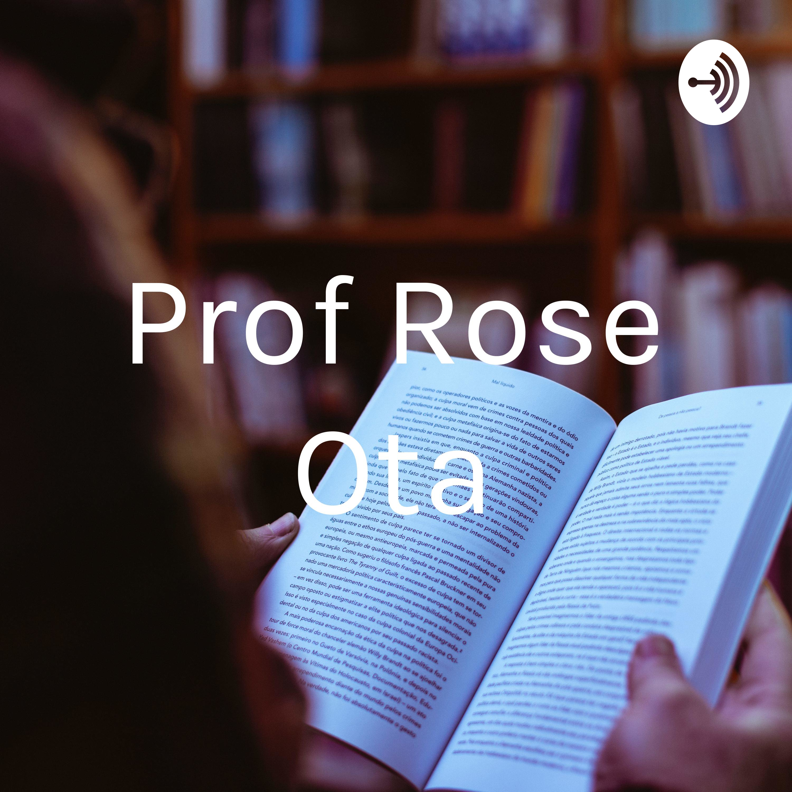 Prof Roseli Ota podcast artwork