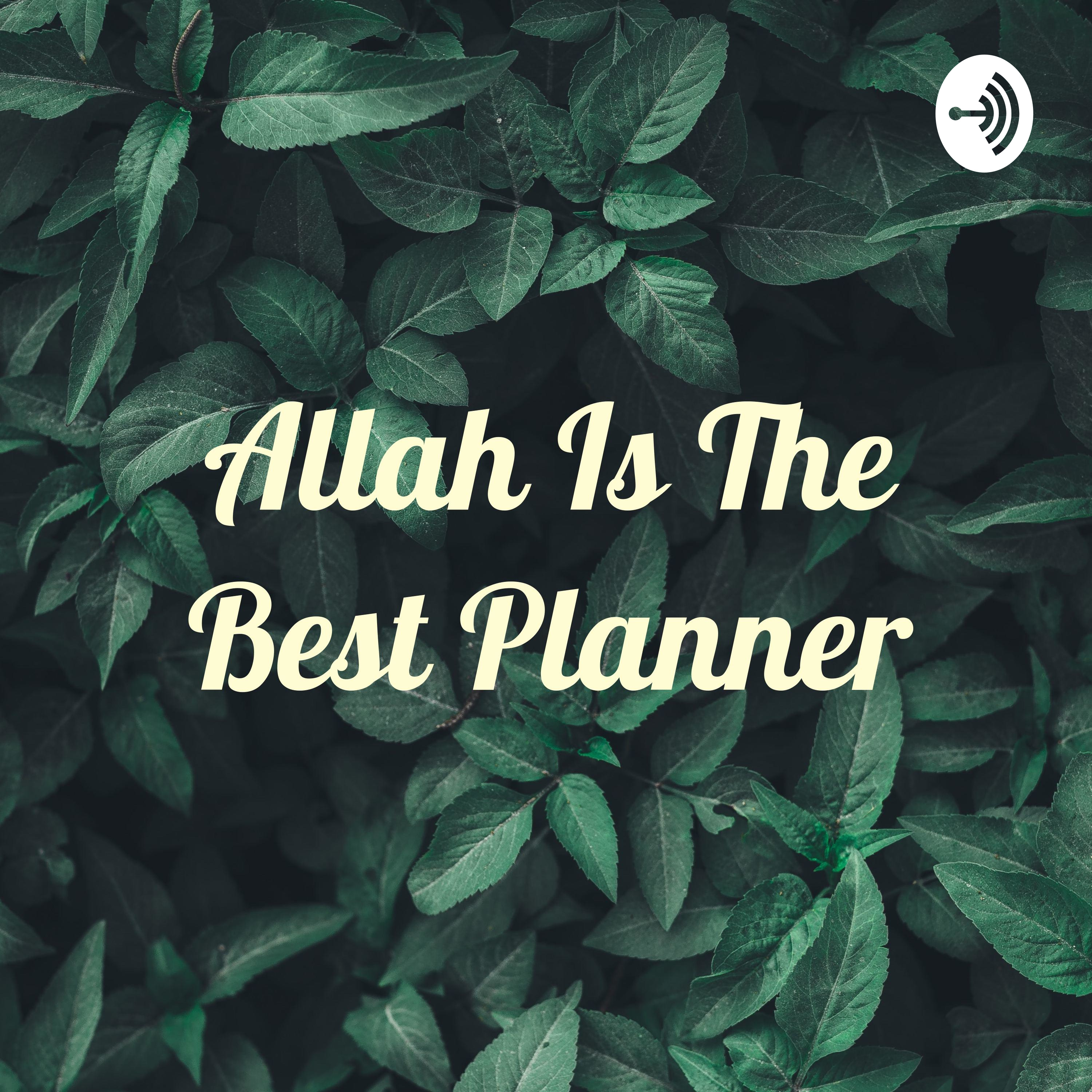 Allah Is The Best Planner