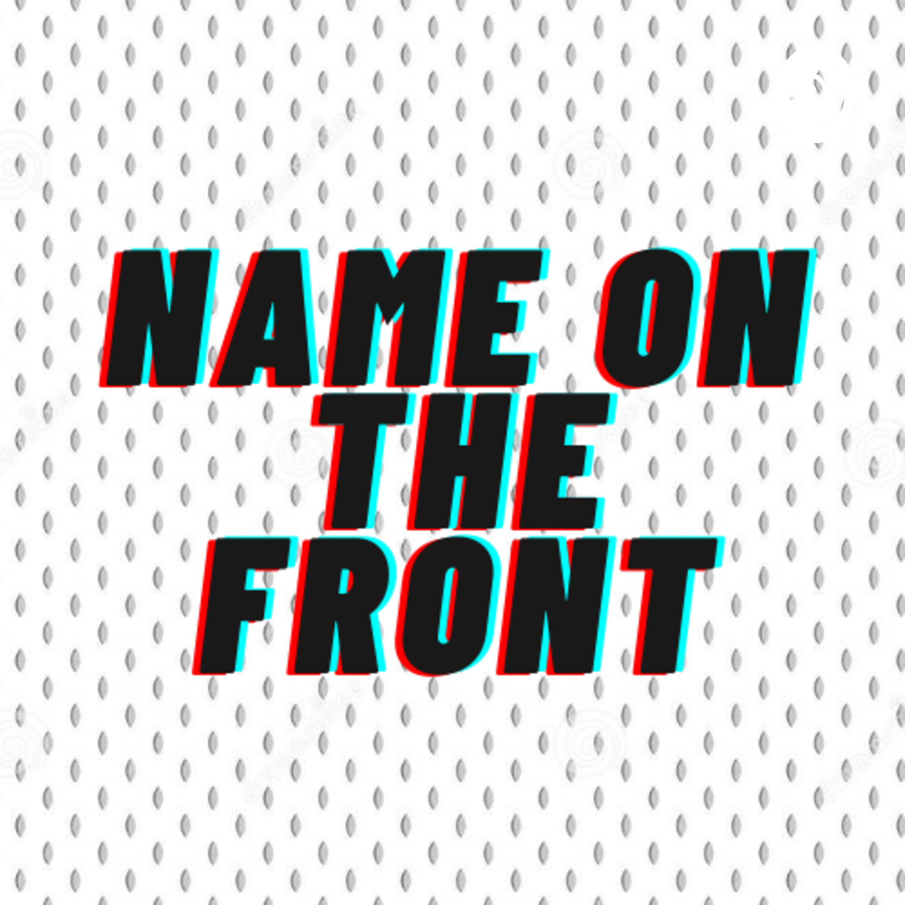 name on the front