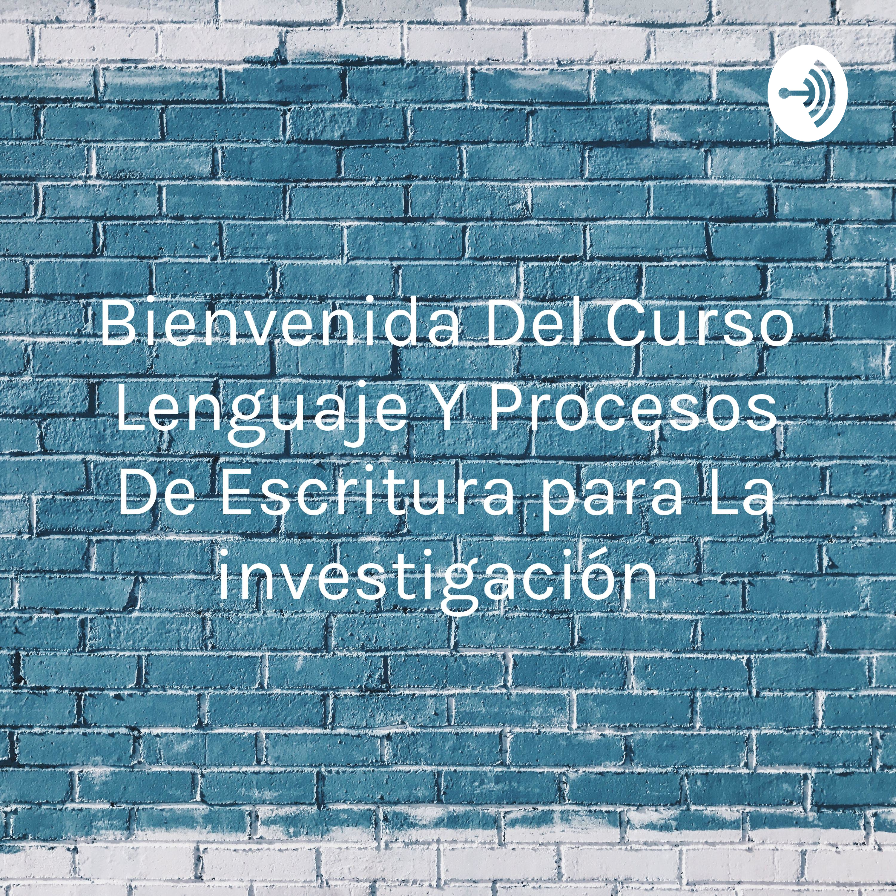 Bienvenida Del Curso Lenguaje Y Procesos De Escritura para La investigación 