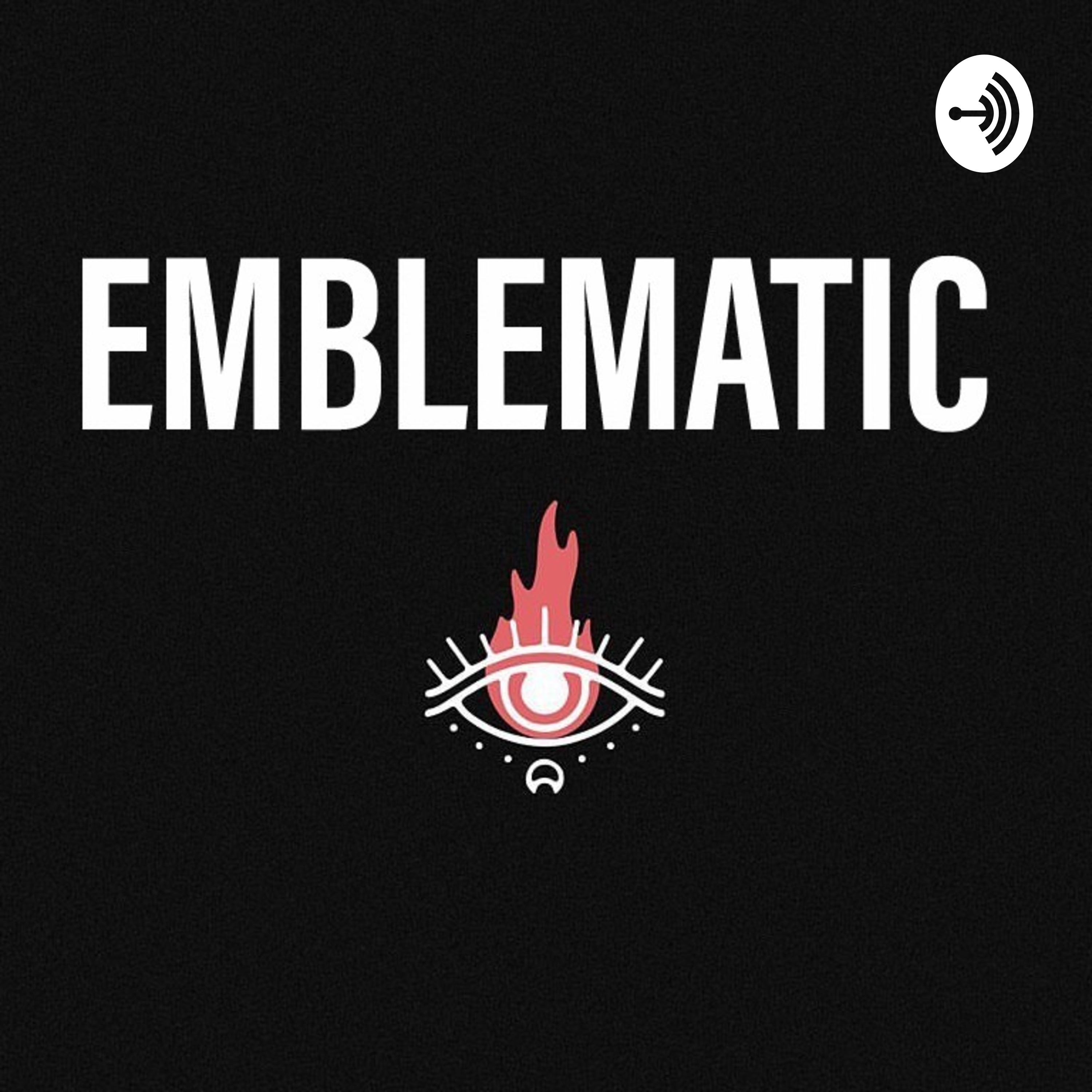 Emblematic podcast artwork
