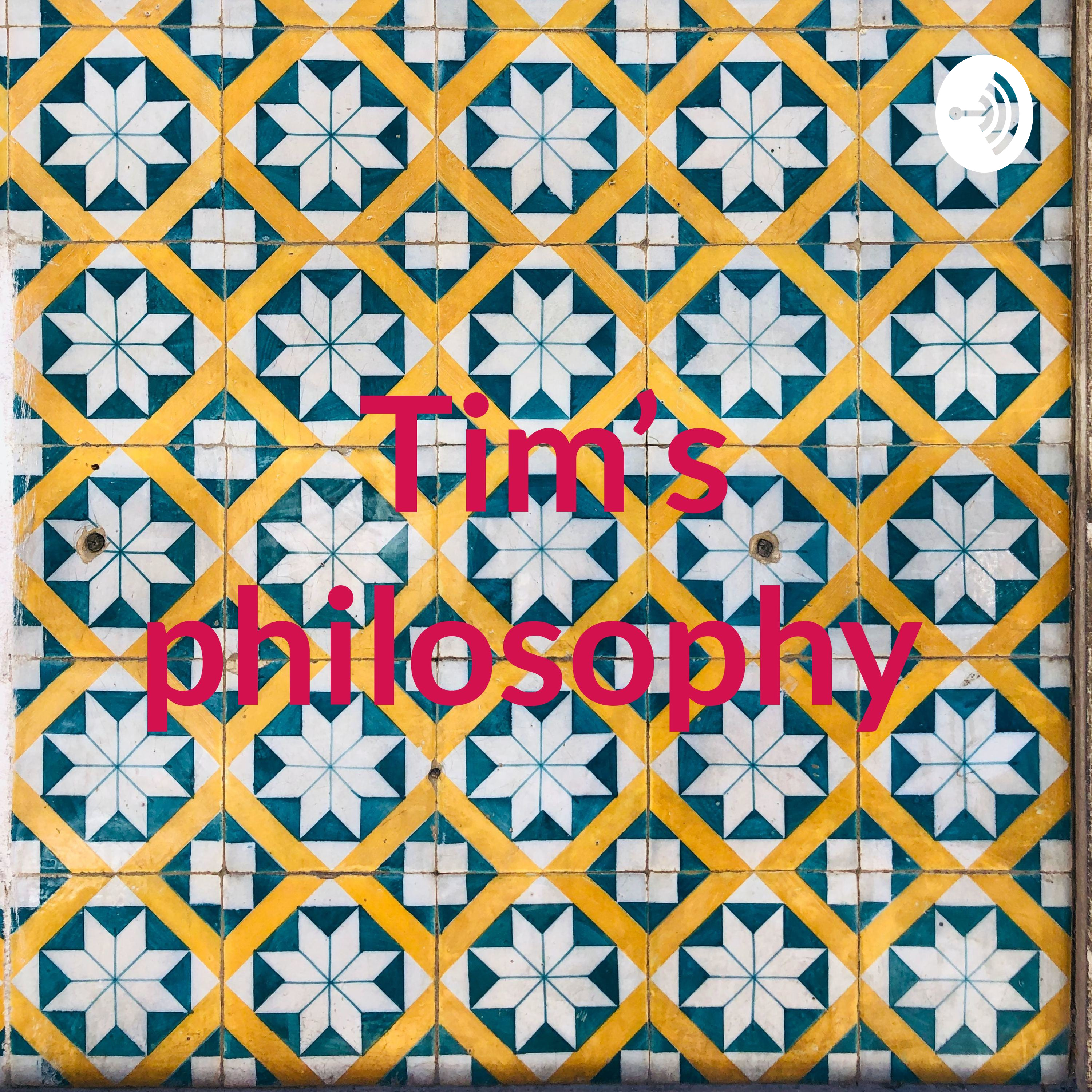 Tim’s philosophy podcast artwork