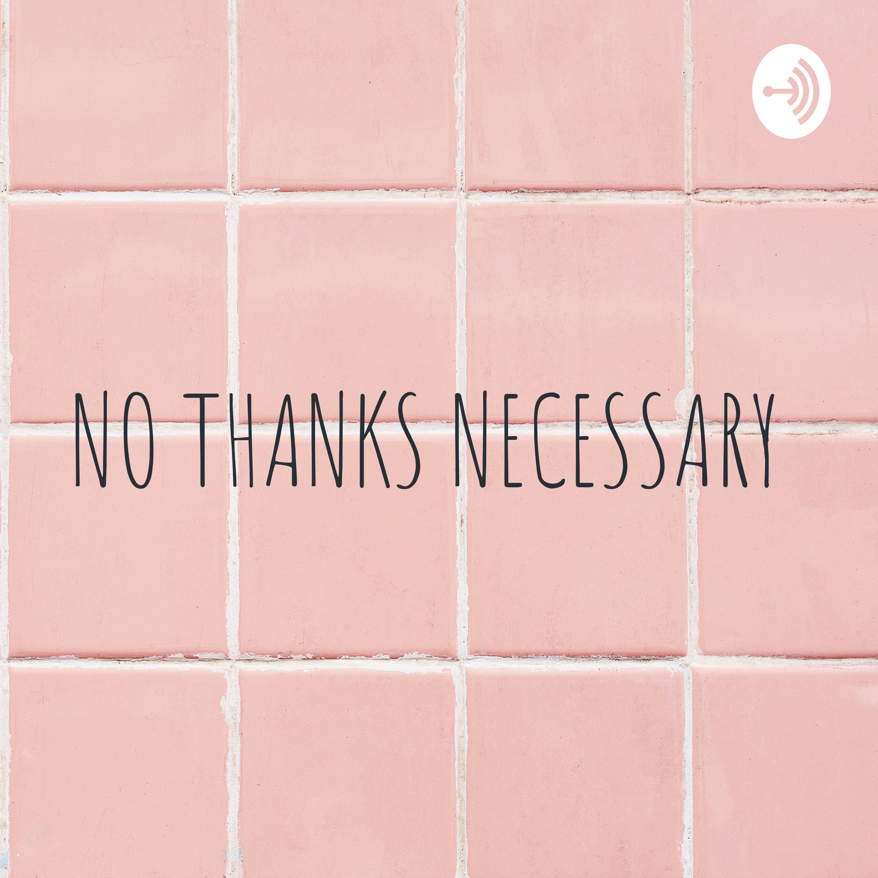 NO THANKS NECESSARY podcast artwork
