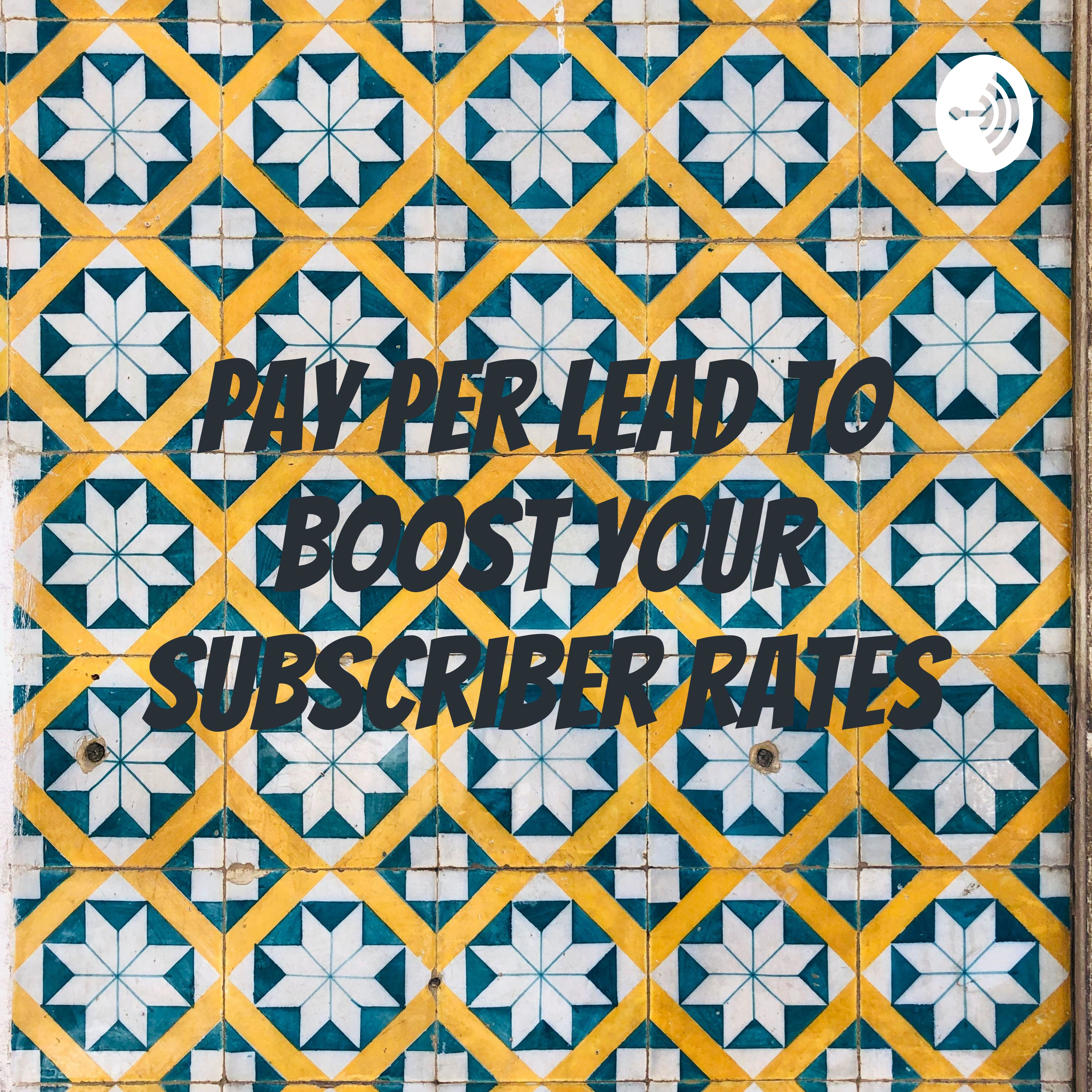 Pay Per Lead To Boost Your Subscriber Rates