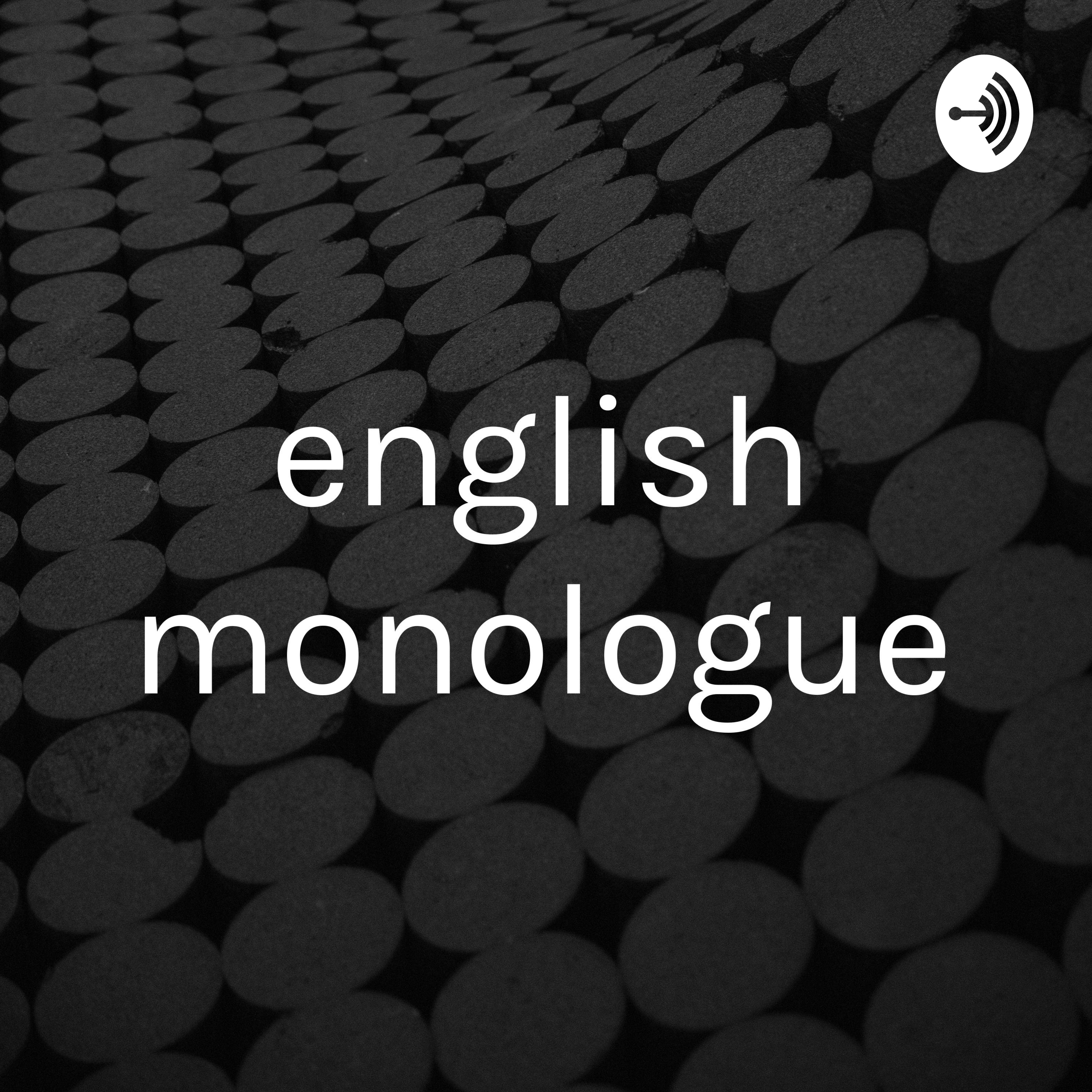 english monologue cover art
