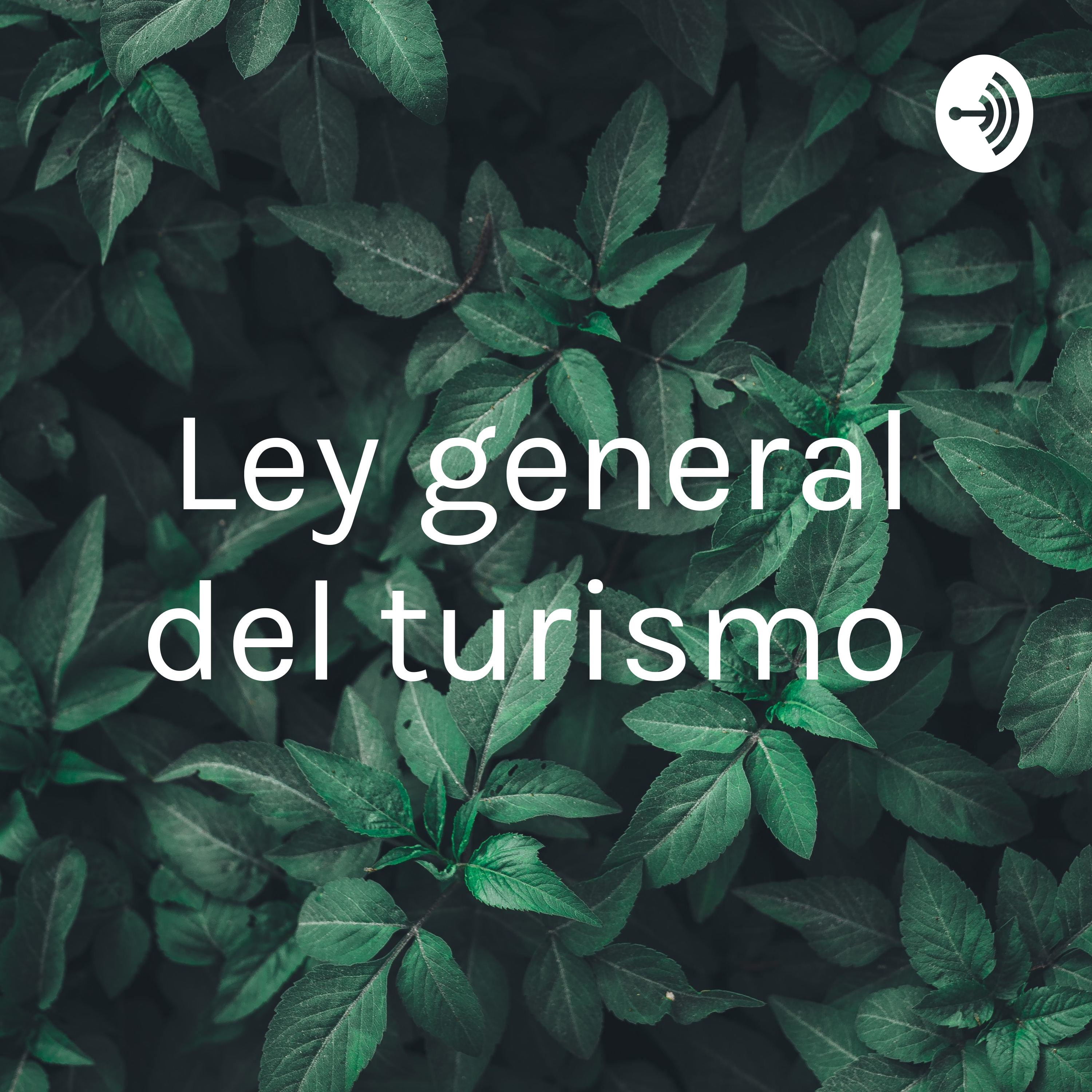 Ley general del turismo 