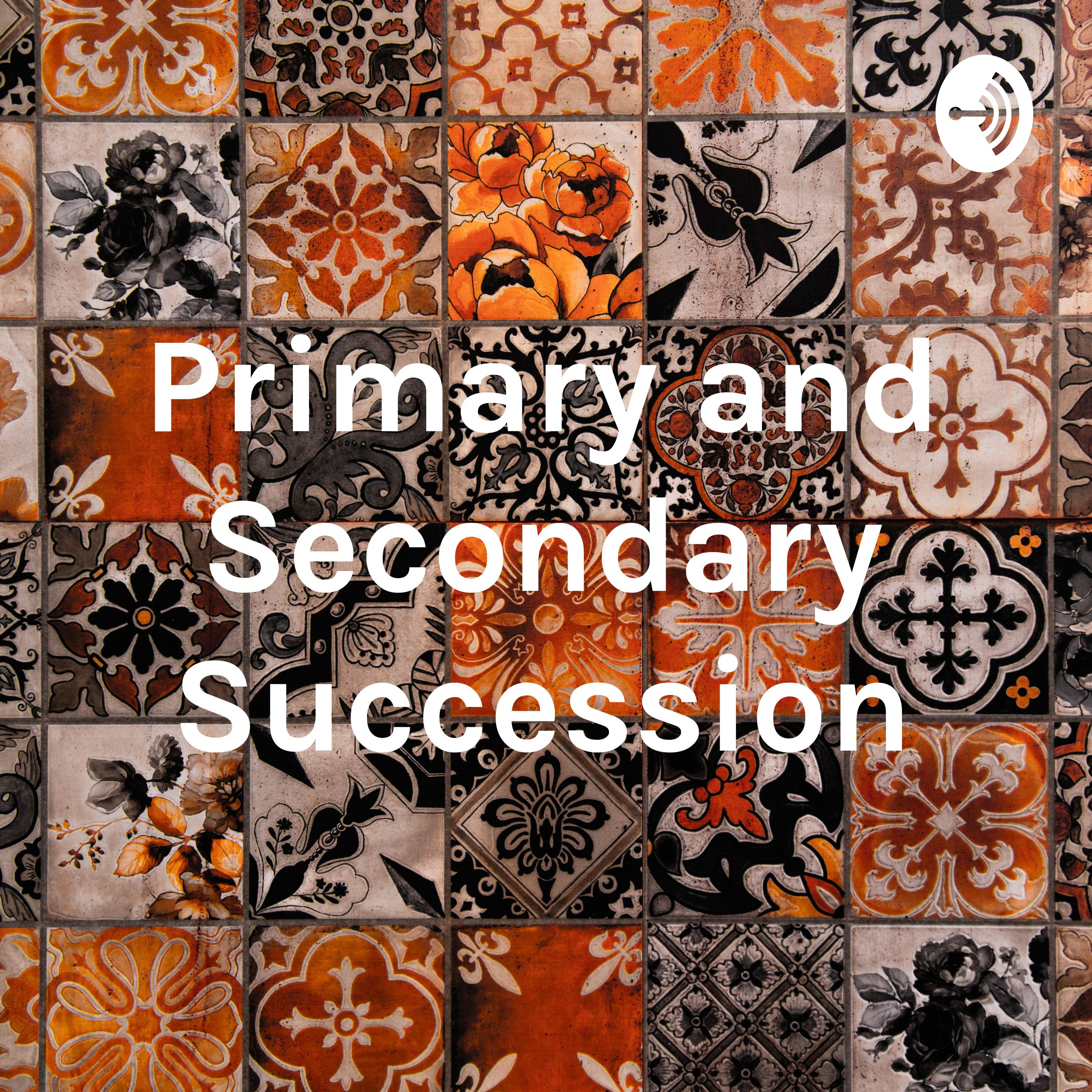 Primary and Secondary Succession