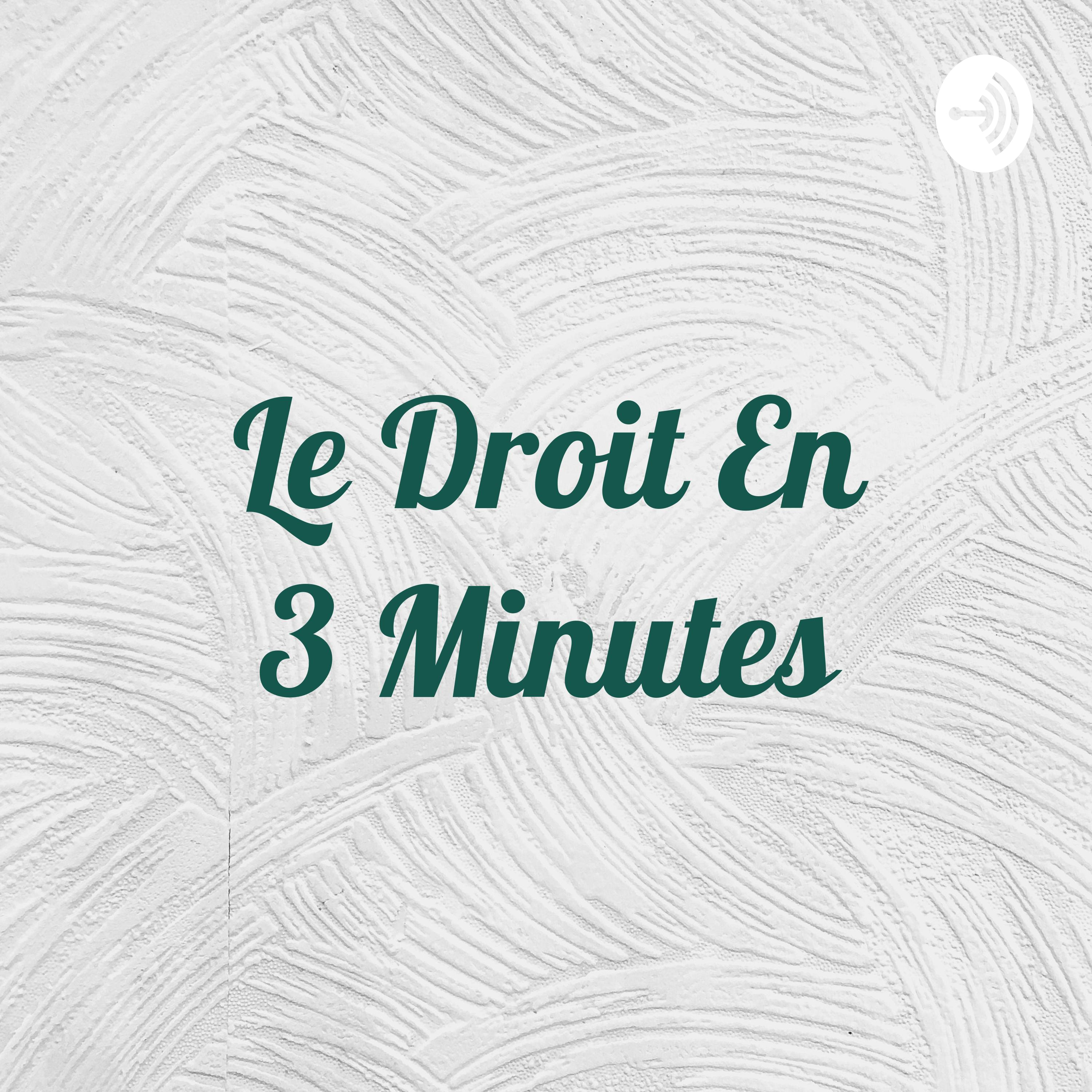 Le Droit En 3 Minutes