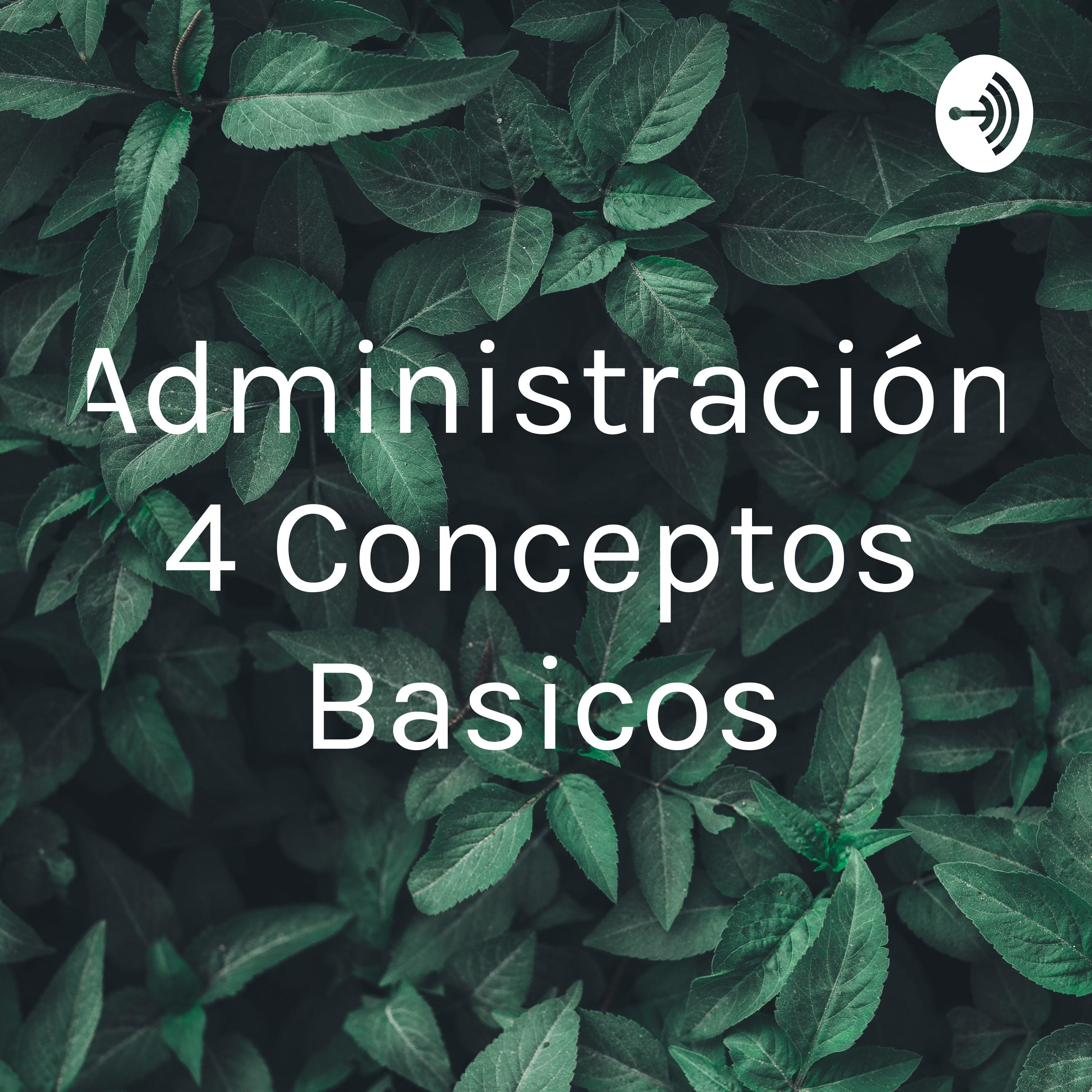 Administración 4 Conceptos Basicos