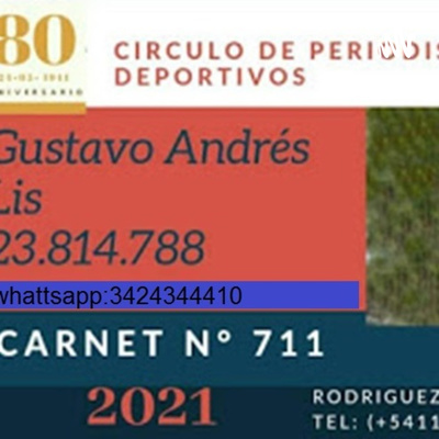 hola soy gustavo lis periodista con ganas de crear algo diferente
